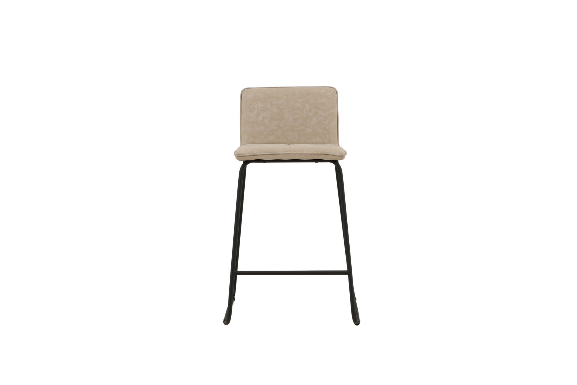 Venture Home Bisbee Bar stol 2-pack - Black / Beige Microfiber