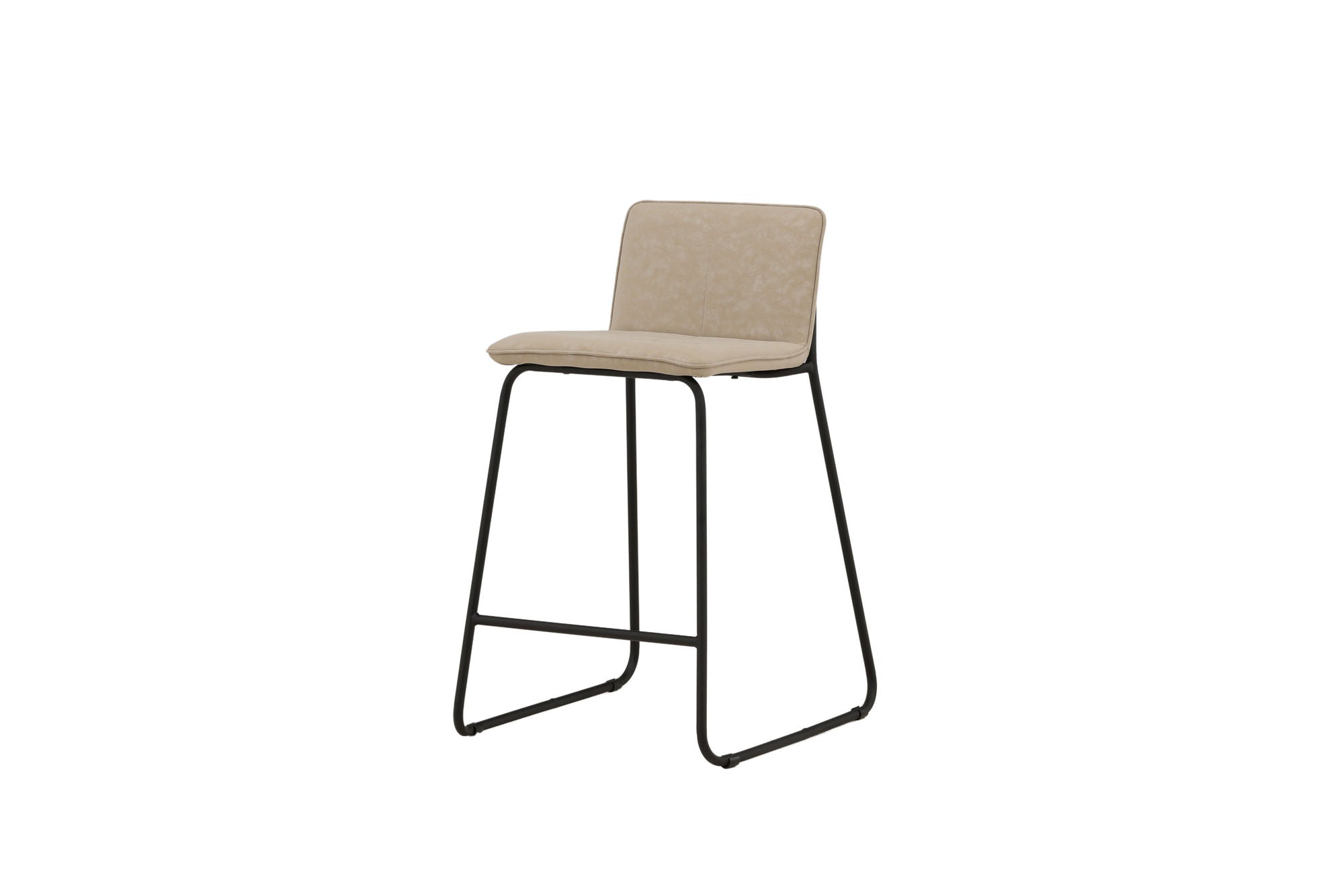 Venture Home Bisbee Bar stol 2-pack - Black / Beige Microfiber