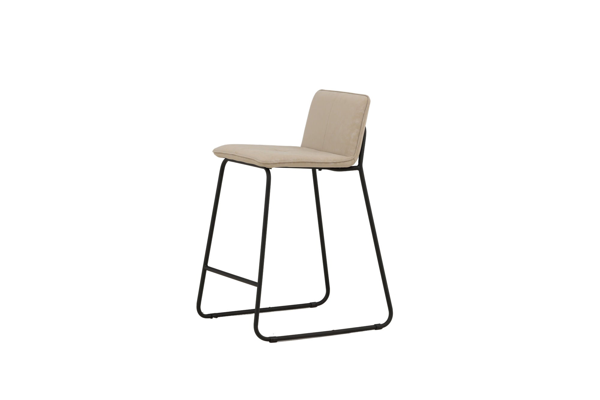 Venture Home Bisbee Bar stol 2-pack - Black / Beige Microfiber