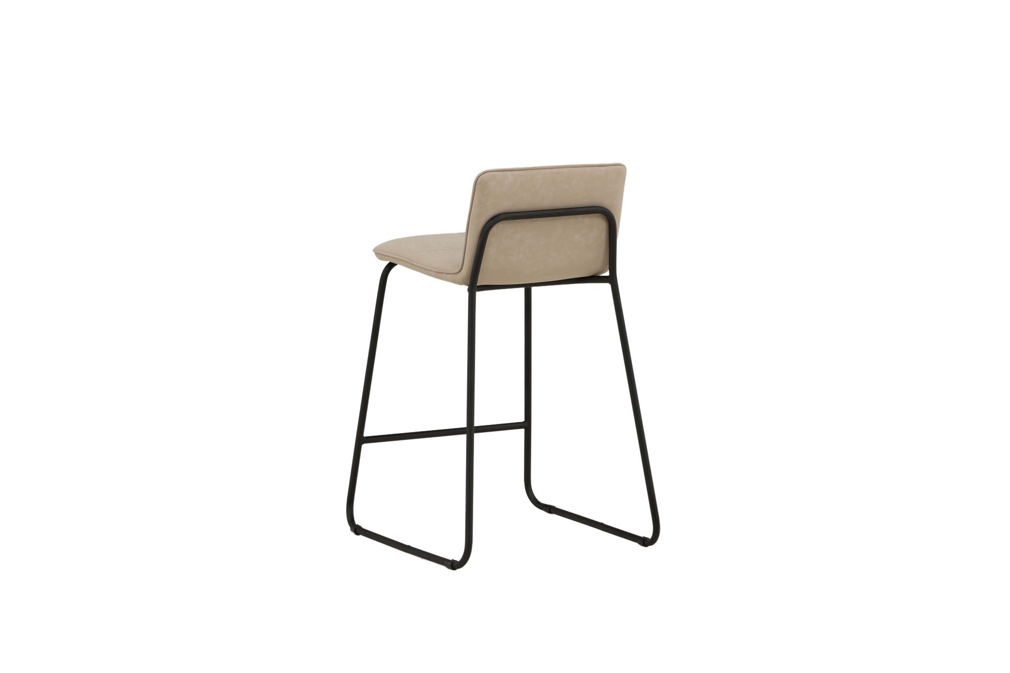Venture Home Bisbee Bar stol 2-pack - Black / Beige Microfiber