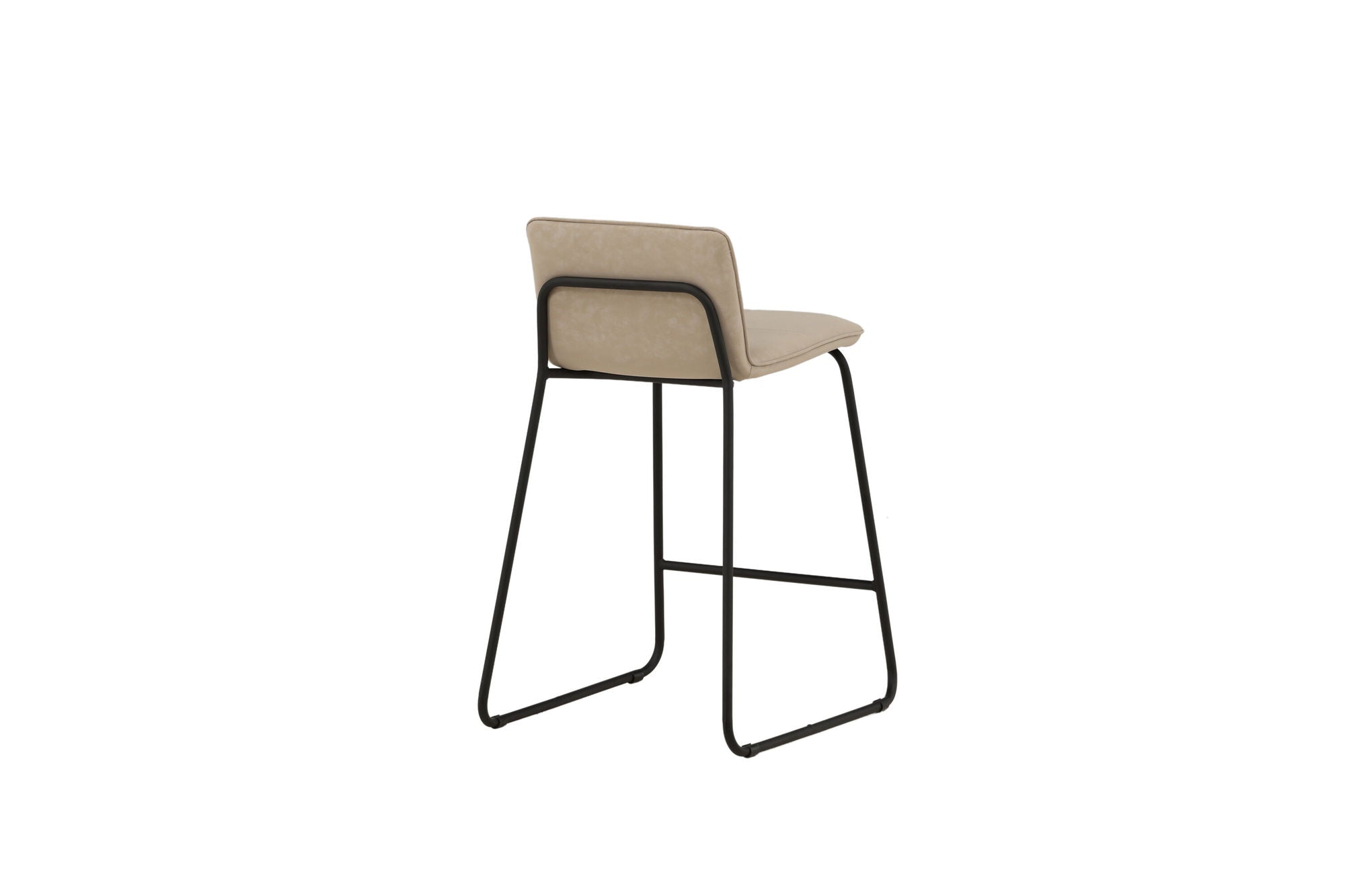 Venture Home Bisbee Bar stol 2-pack - Black / Beige Microfiber