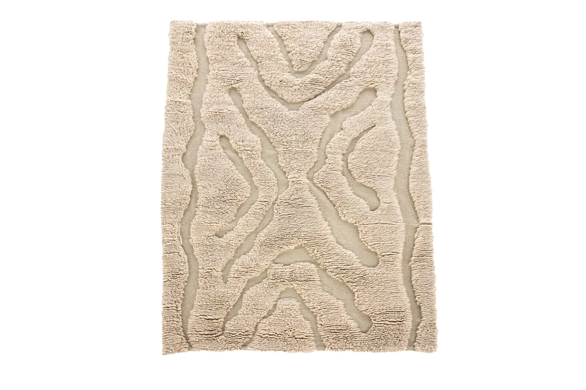 Vind Trondheim x Josefin Lustig - Carpet - Beige/White - Wool - 170*240
