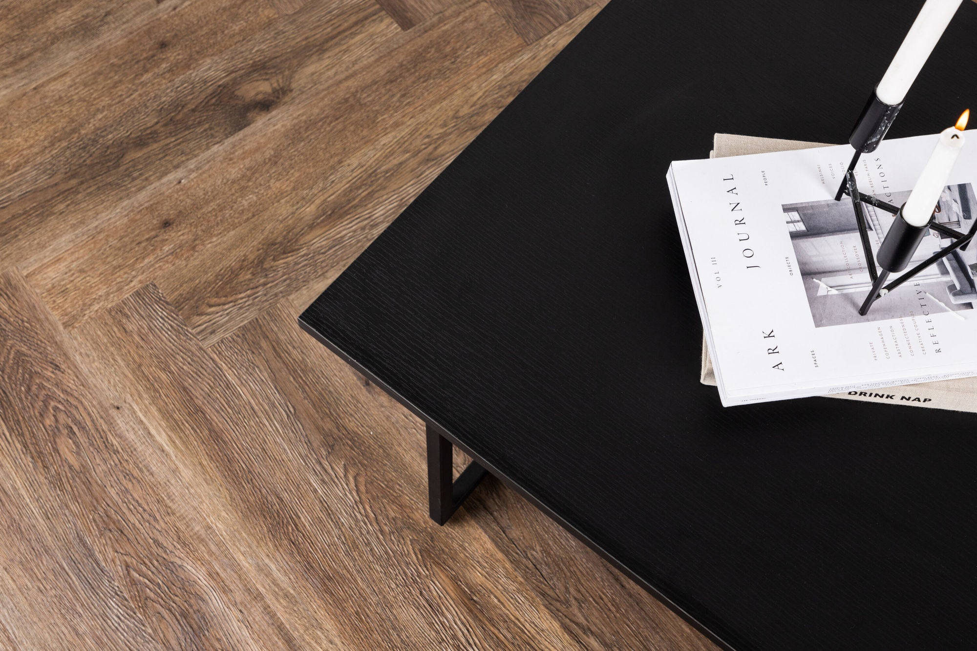 Venture Home Pryor Sofa bord - Black / Black MDF