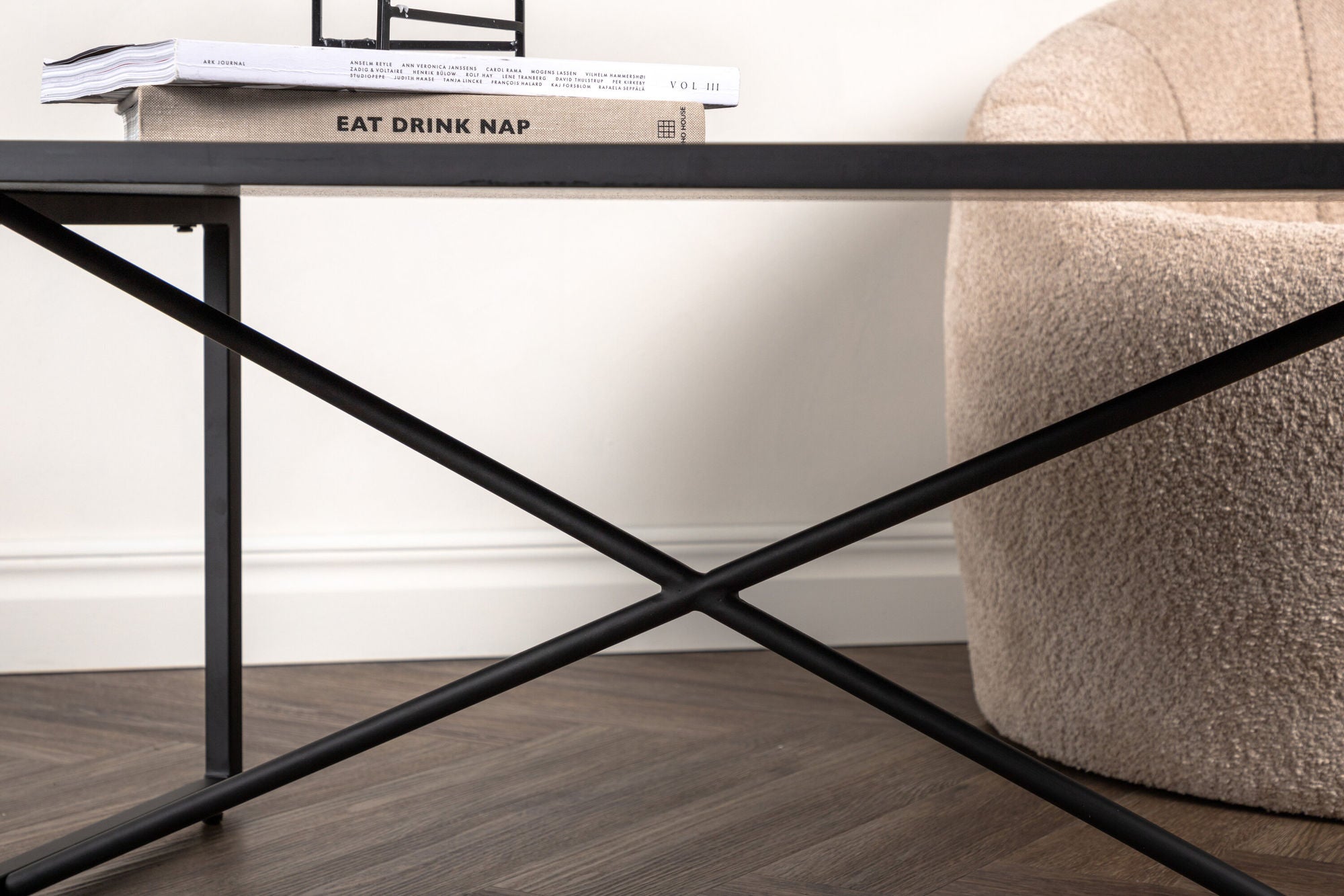 Venture Home Pryor Sofa bord - Black / Black MDF