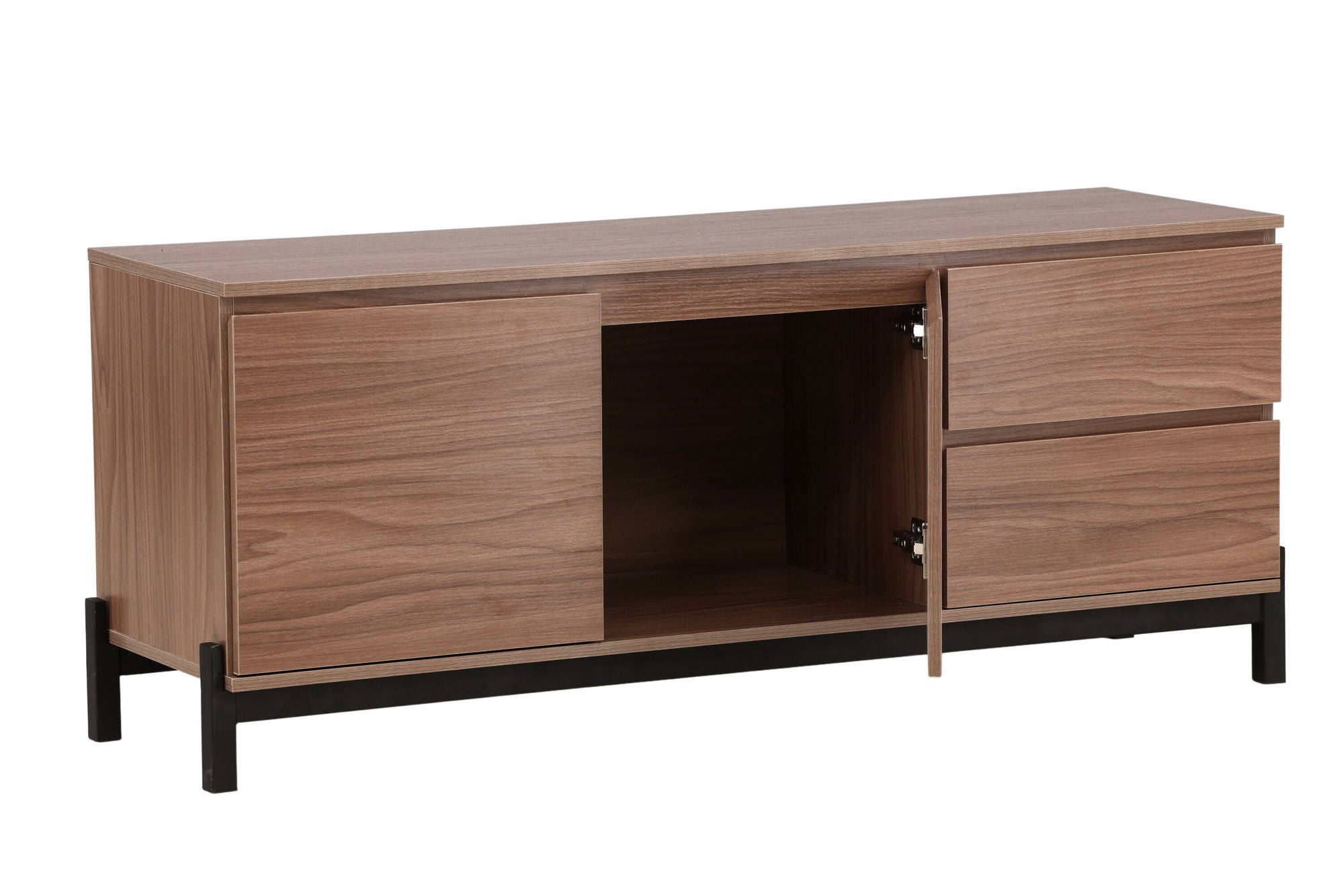 Venture Home Corpus skab - Black / Walnut MDF