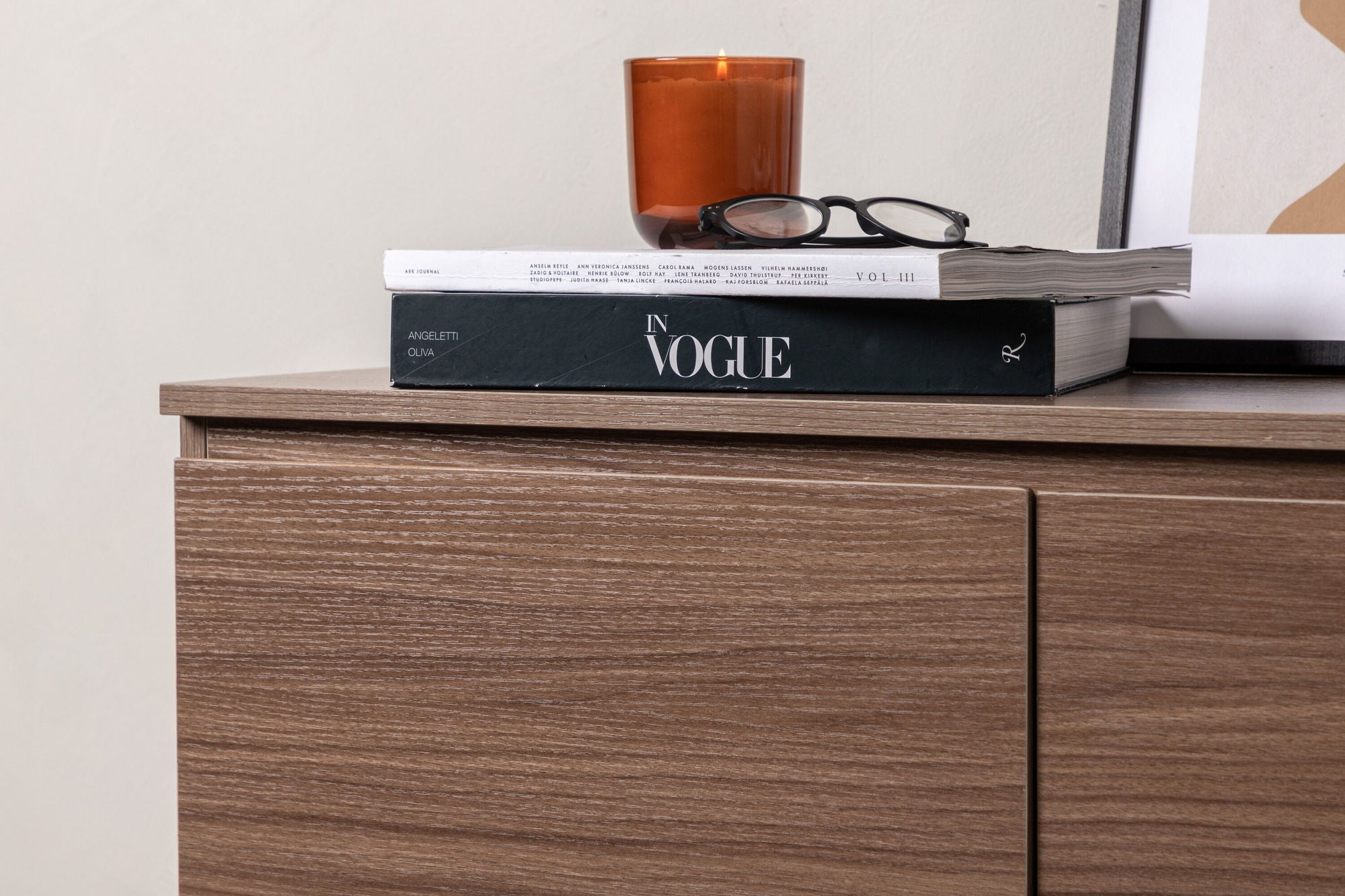 Venture Home Corpus skab - Black / Walnut MDF