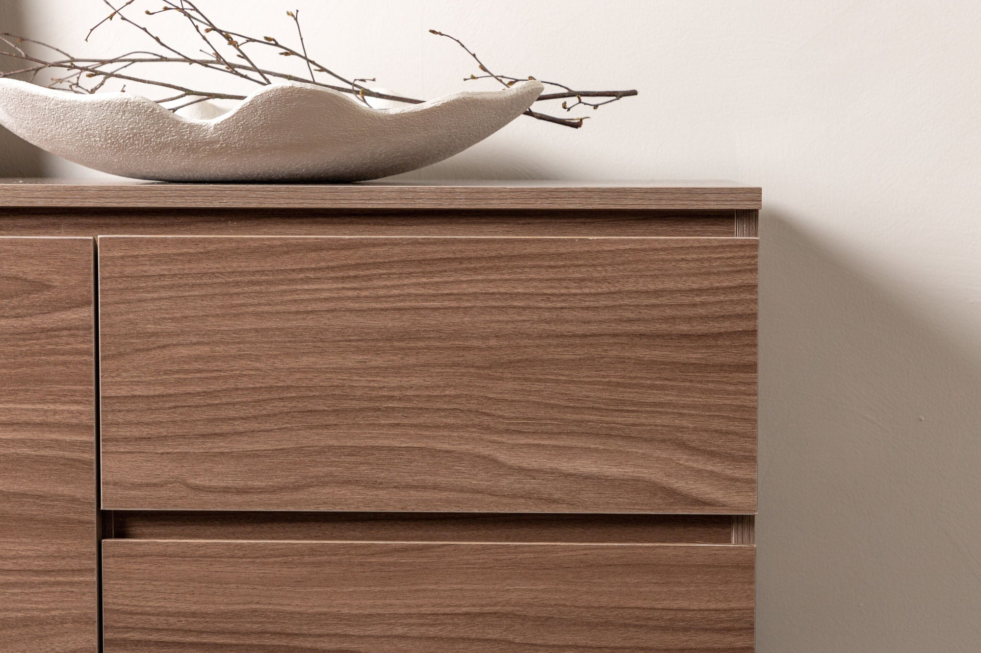Venture Home Corpus skab - Black / Walnut MDF