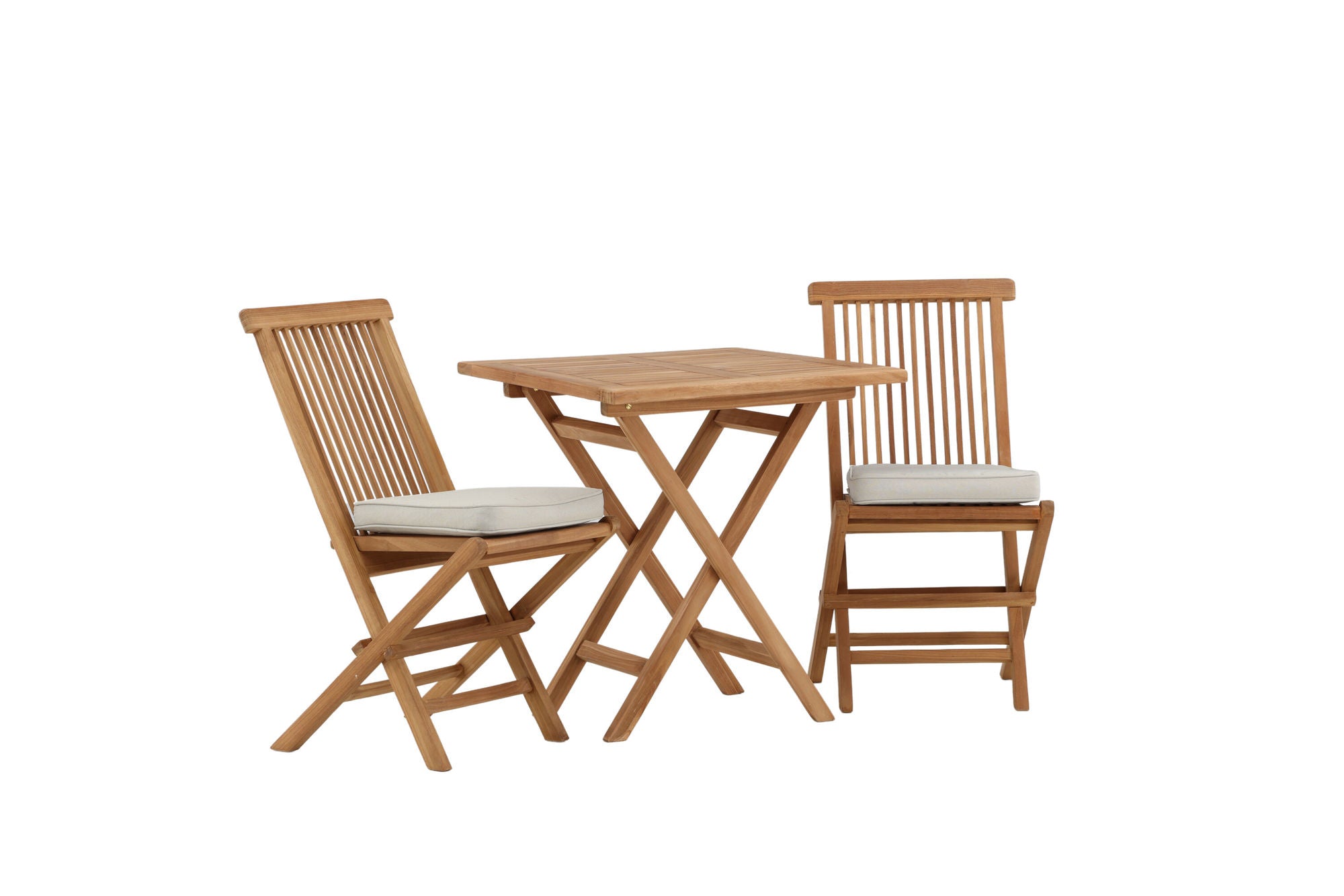 Venture Home Kenya - Folding bord- Natural - Teak - 70*70cm- Kenya Folding stol w/o Armrest - Teak_2