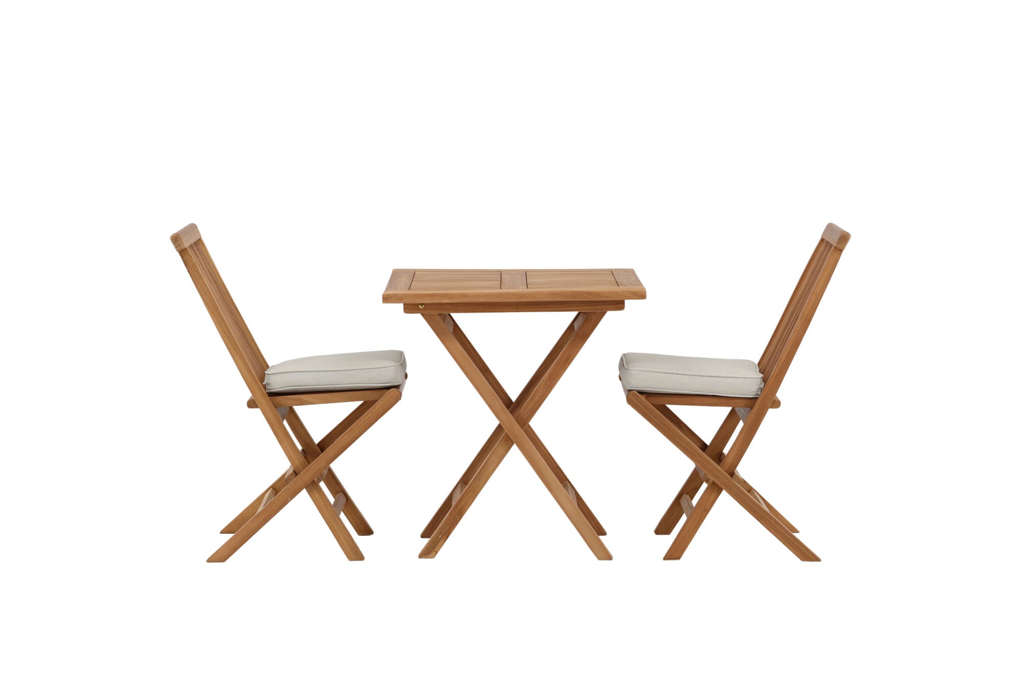 Venture Home Kenya - Folding bord- Natural - Teak - 70*70cm- Kenya Folding stol w/o Armrest - Teak_2