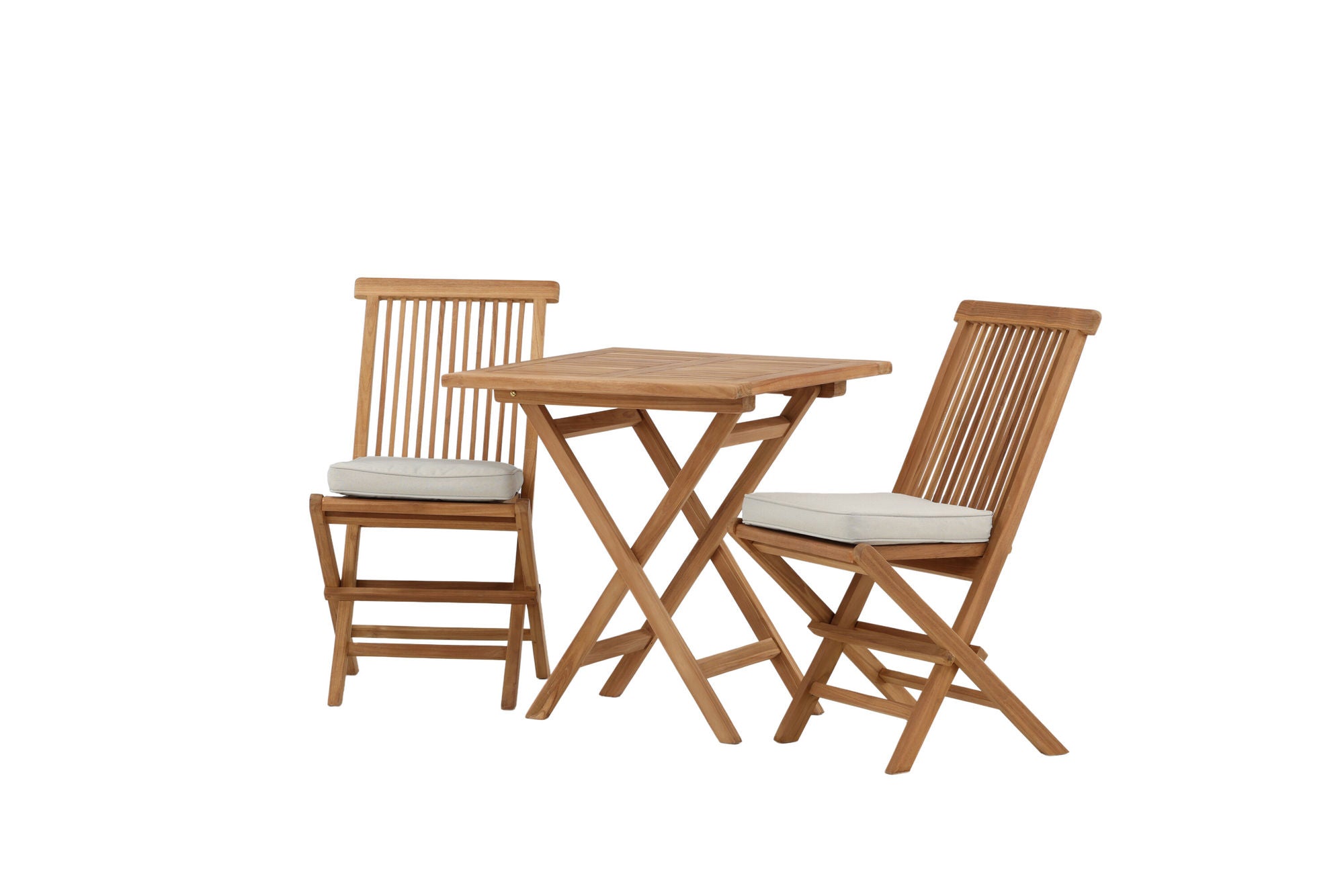 Venture Home Kenya - Folding bord- Natural - Teak - 70*70cm- Kenya Folding stol w/o Armrest - Teak_2