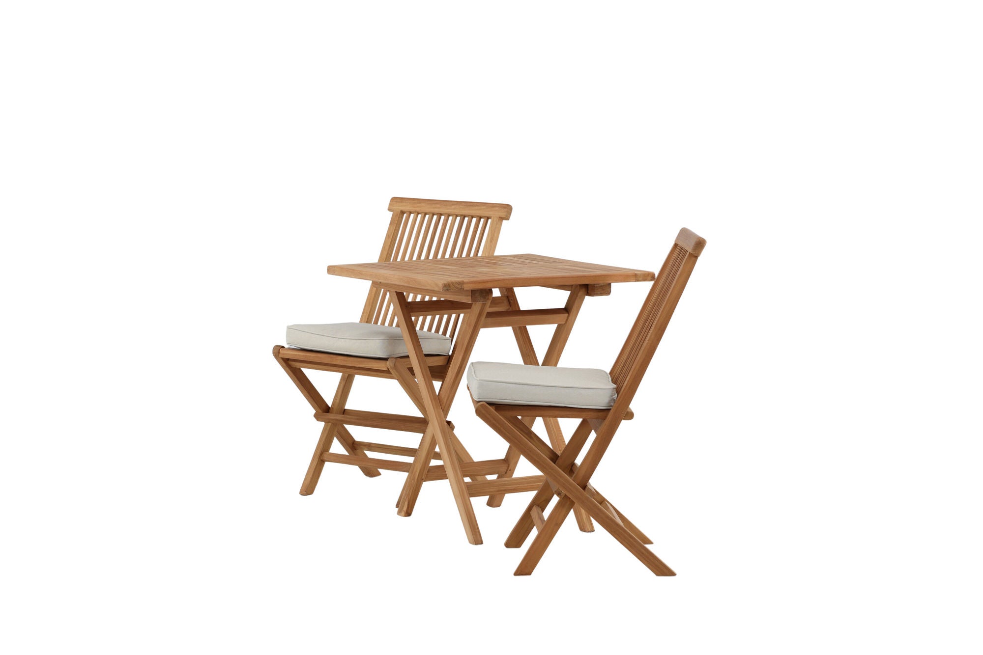 Venture Home Kenya - Folding bord- Natural - Teak - 70*70cm- Kenya Folding stol w/o Armrest - Teak_2