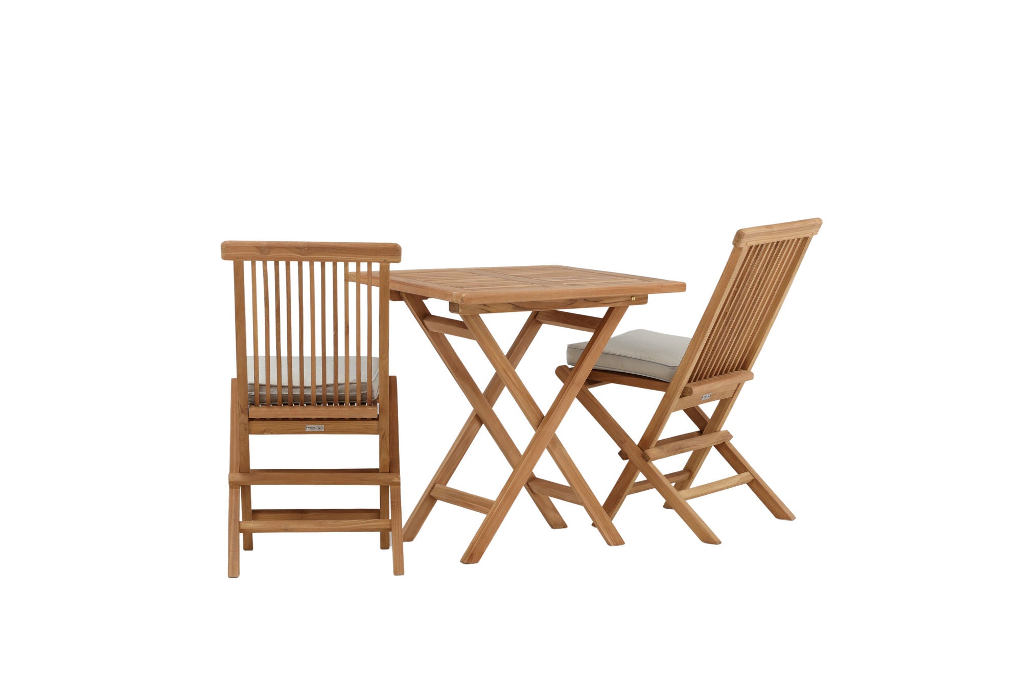 Venture Home Kenya - Folding bord- Natural - Teak - 70*70cm- Kenya Folding stol w/o Armrest - Teak_2