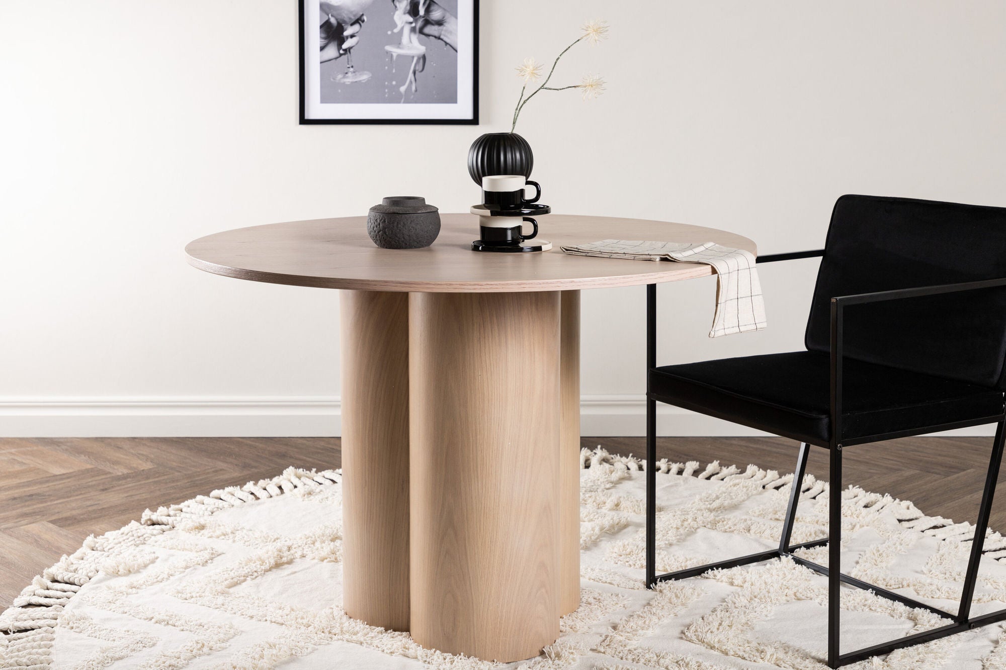 Venture Home Olivia spisebord - White Wash Veneer