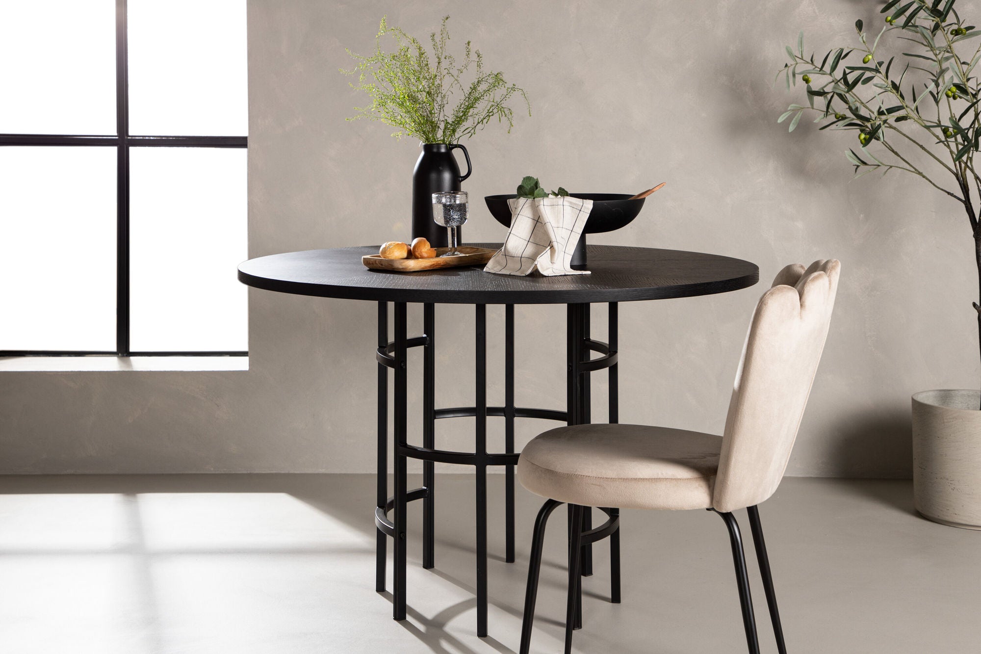 Furniture Fashion Copenhagen spisebord - Black / Black Veneer