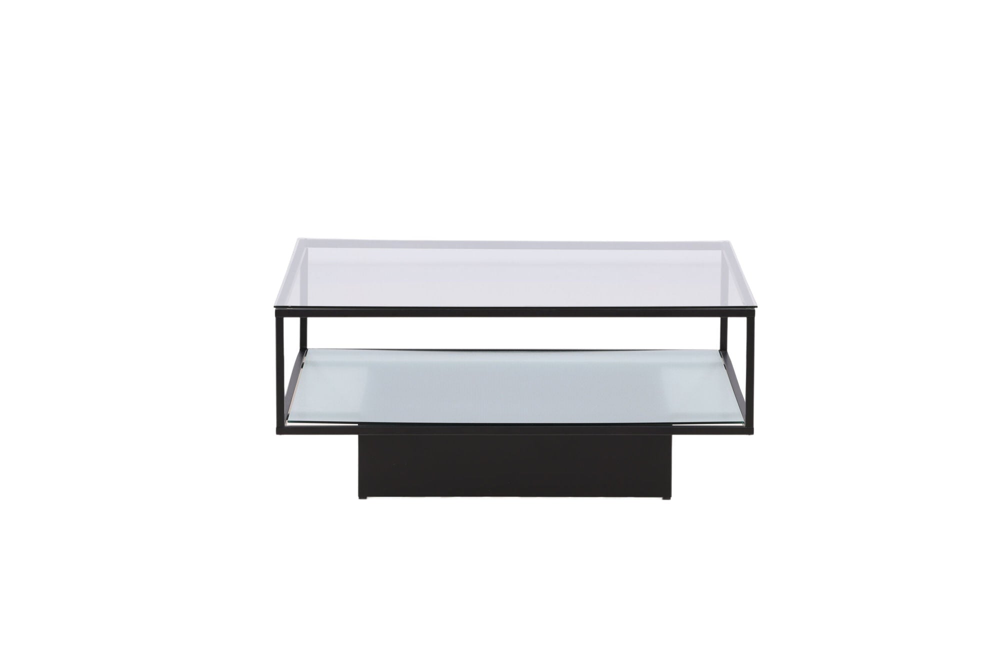 Furniture Fashion Maglehem Sofa bord - Black / Clear glass