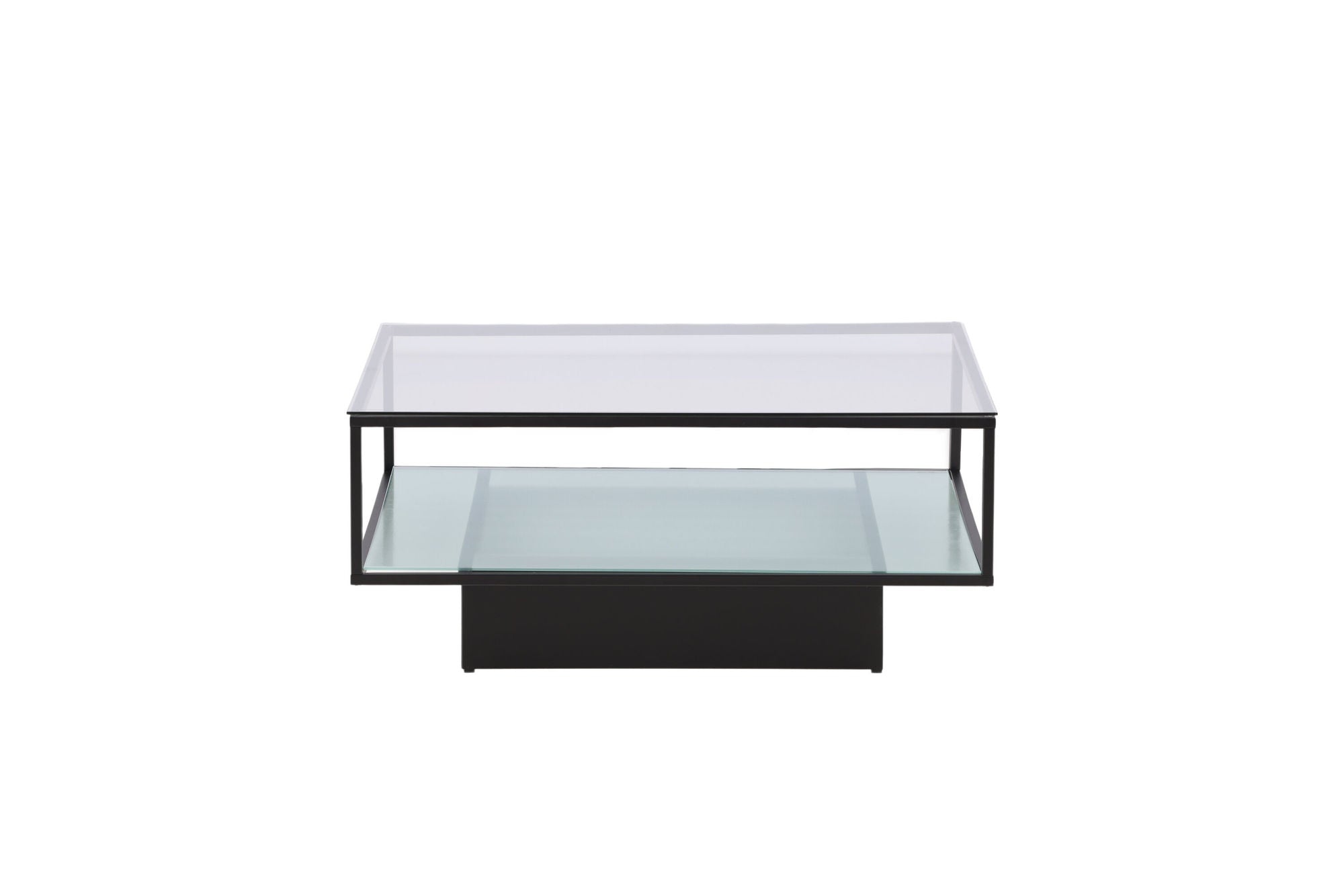 Furniture Fashion Maglehem Sofa bord - Black / Clear glass