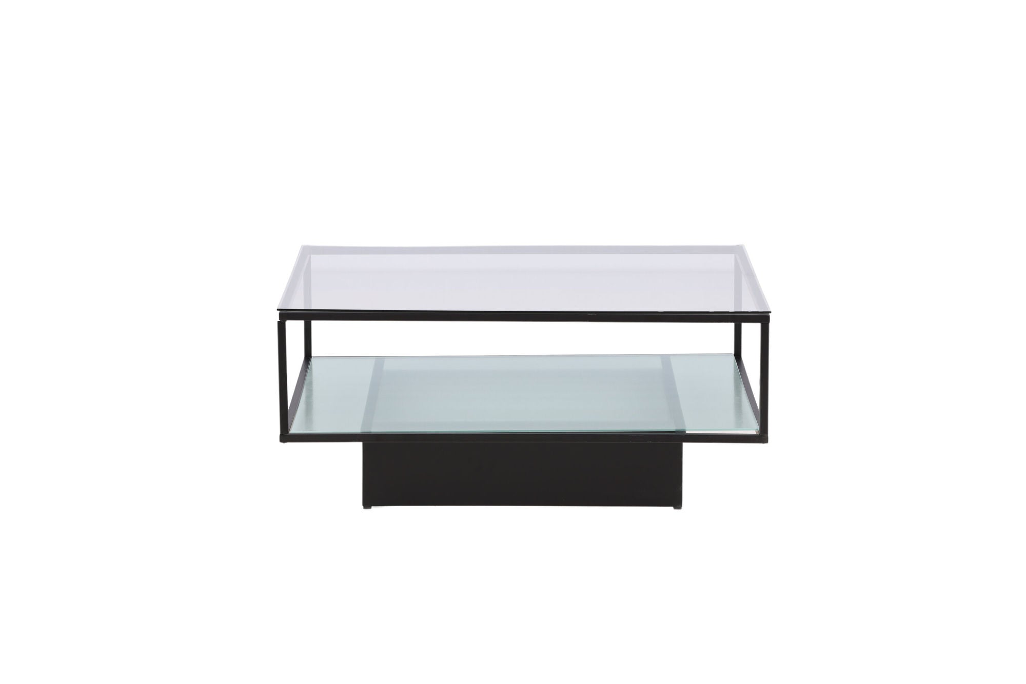 Furniture Fashion Maglehem Sofa bord - Black / Clear glass
