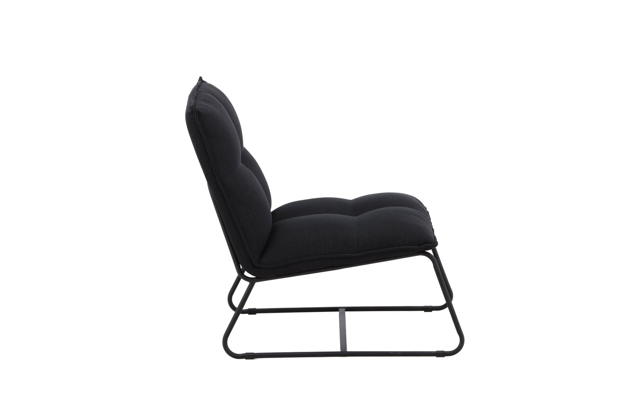Venture Home Madison Single Sofa - Black / Black Linen