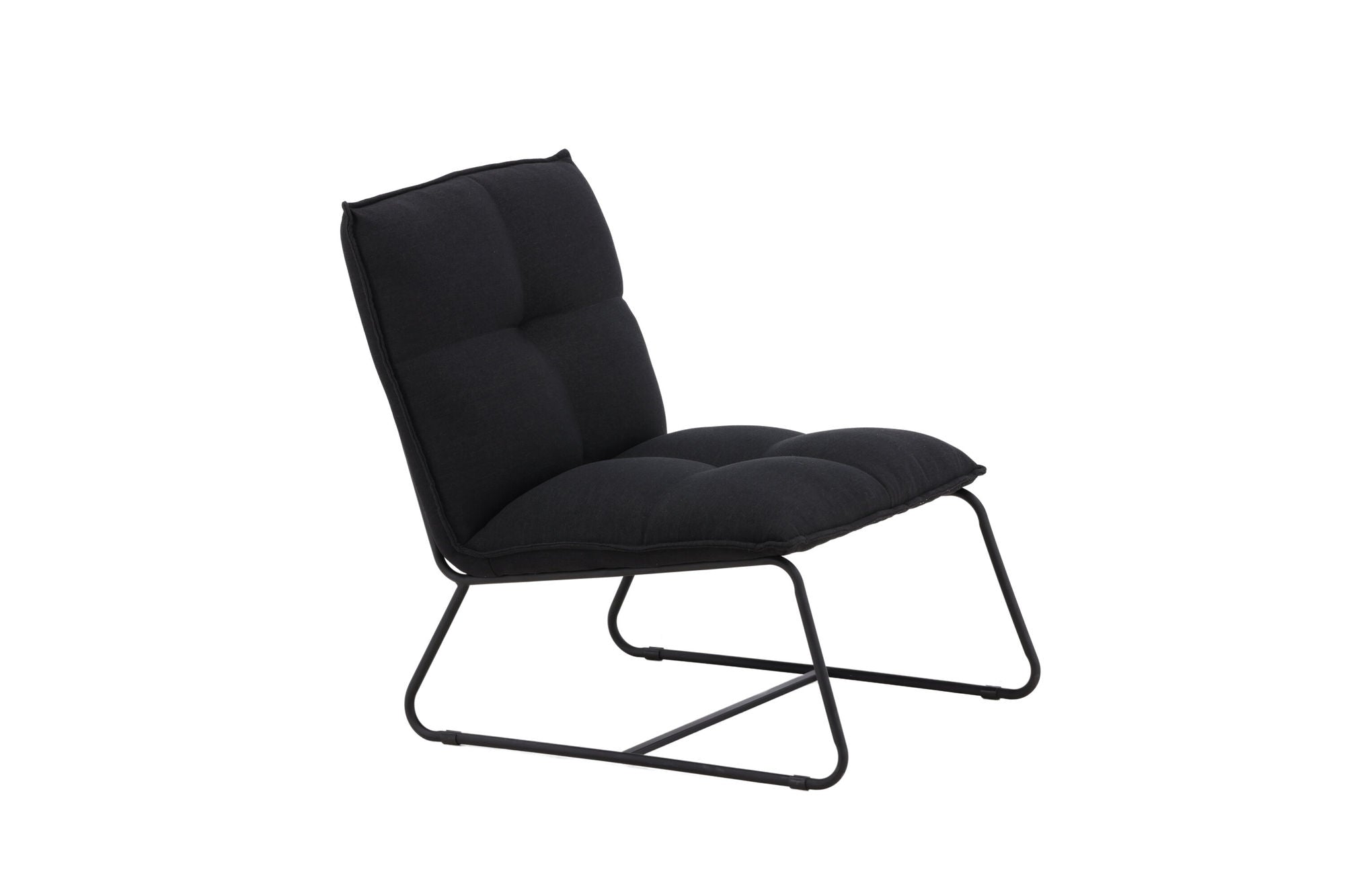 Venture Home Madison Single Sofa - Black / Black Linen