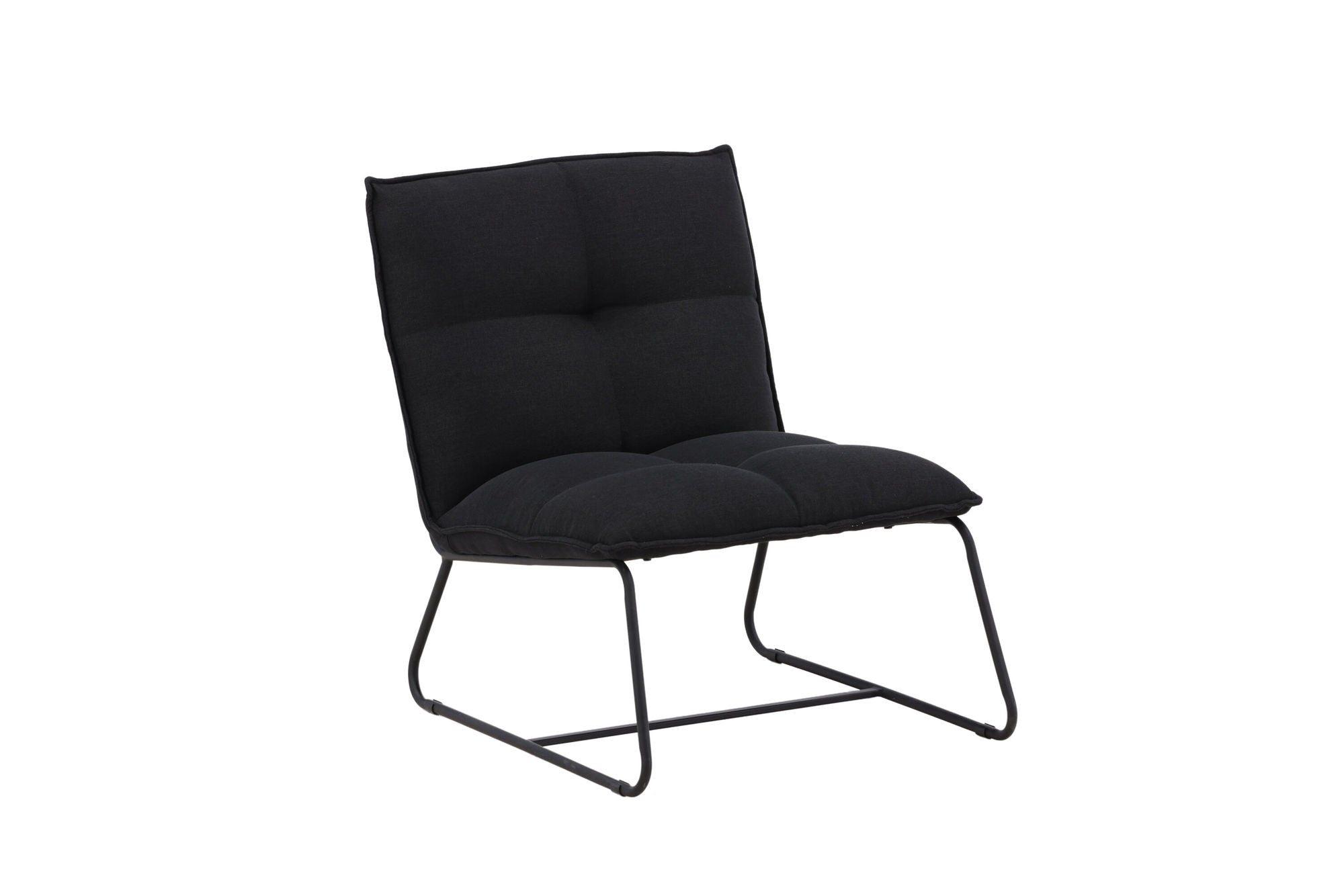 Venture Home Madison Single Sofa - Black / Black Linen