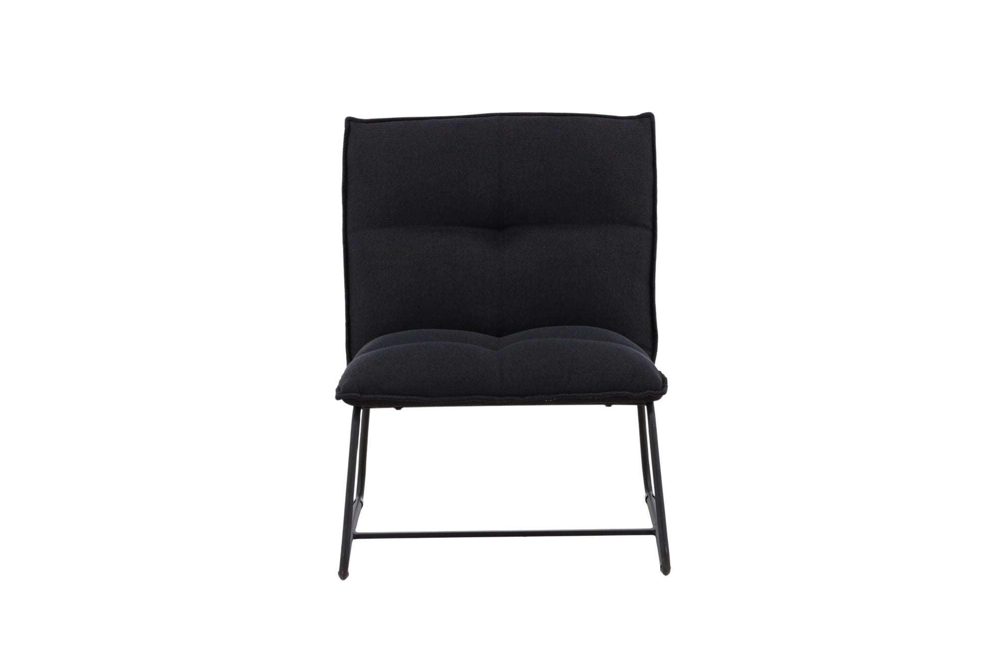 Venture Home Madison Single Sofa - Black / Black Linen