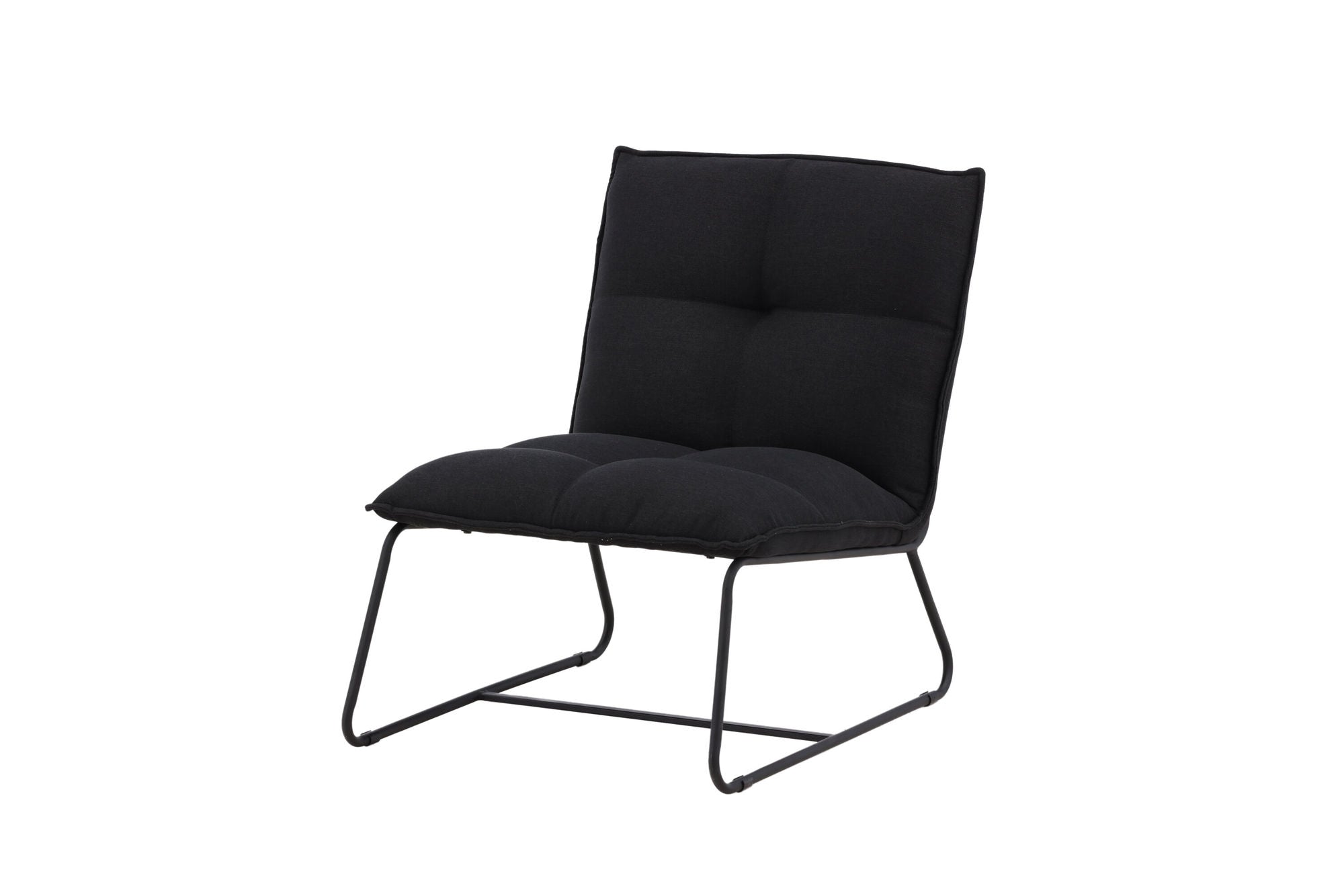 Venture Home Madison Single Sofa - Black / Black Linen