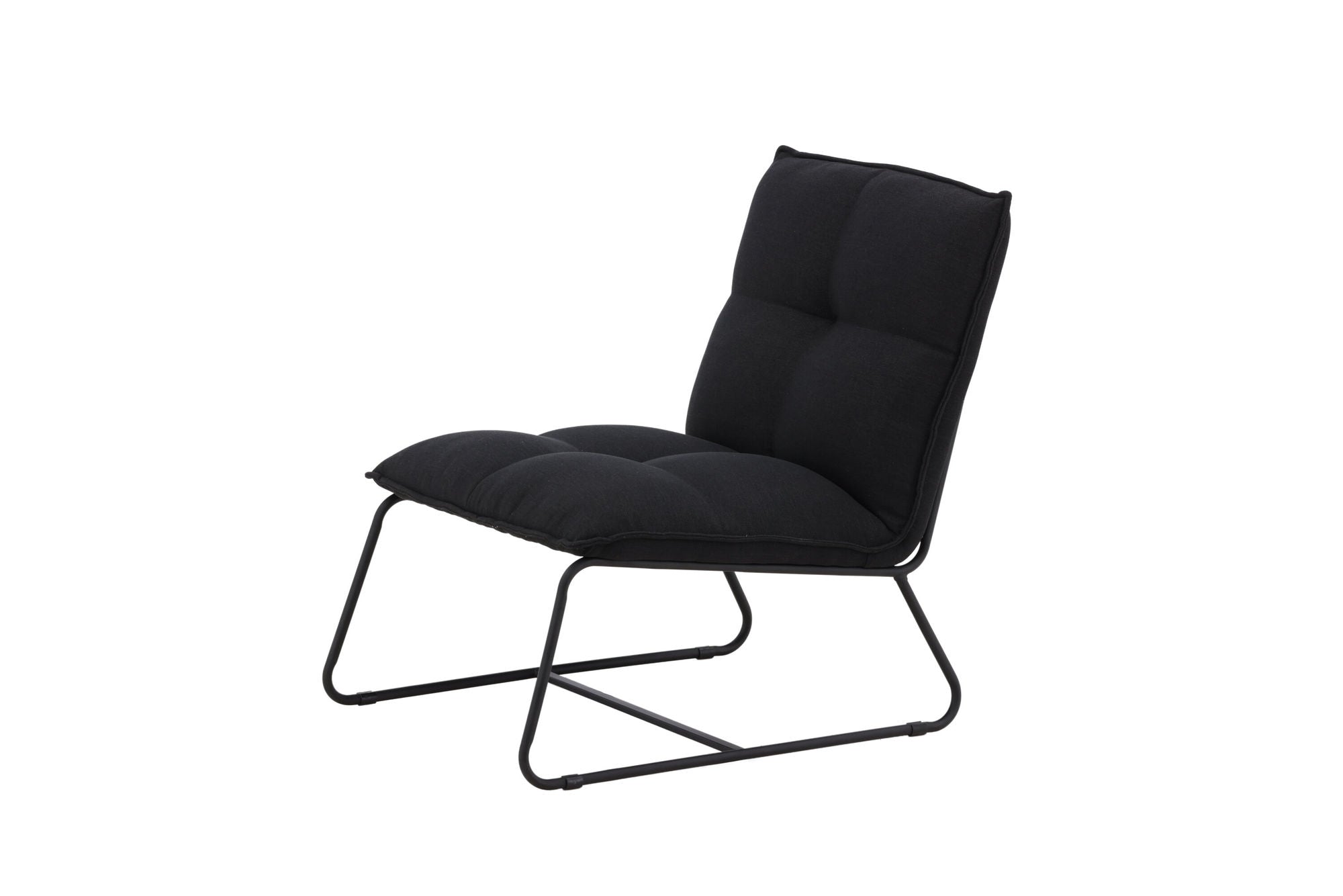 Venture Home Madison Single Sofa - Black / Black Linen