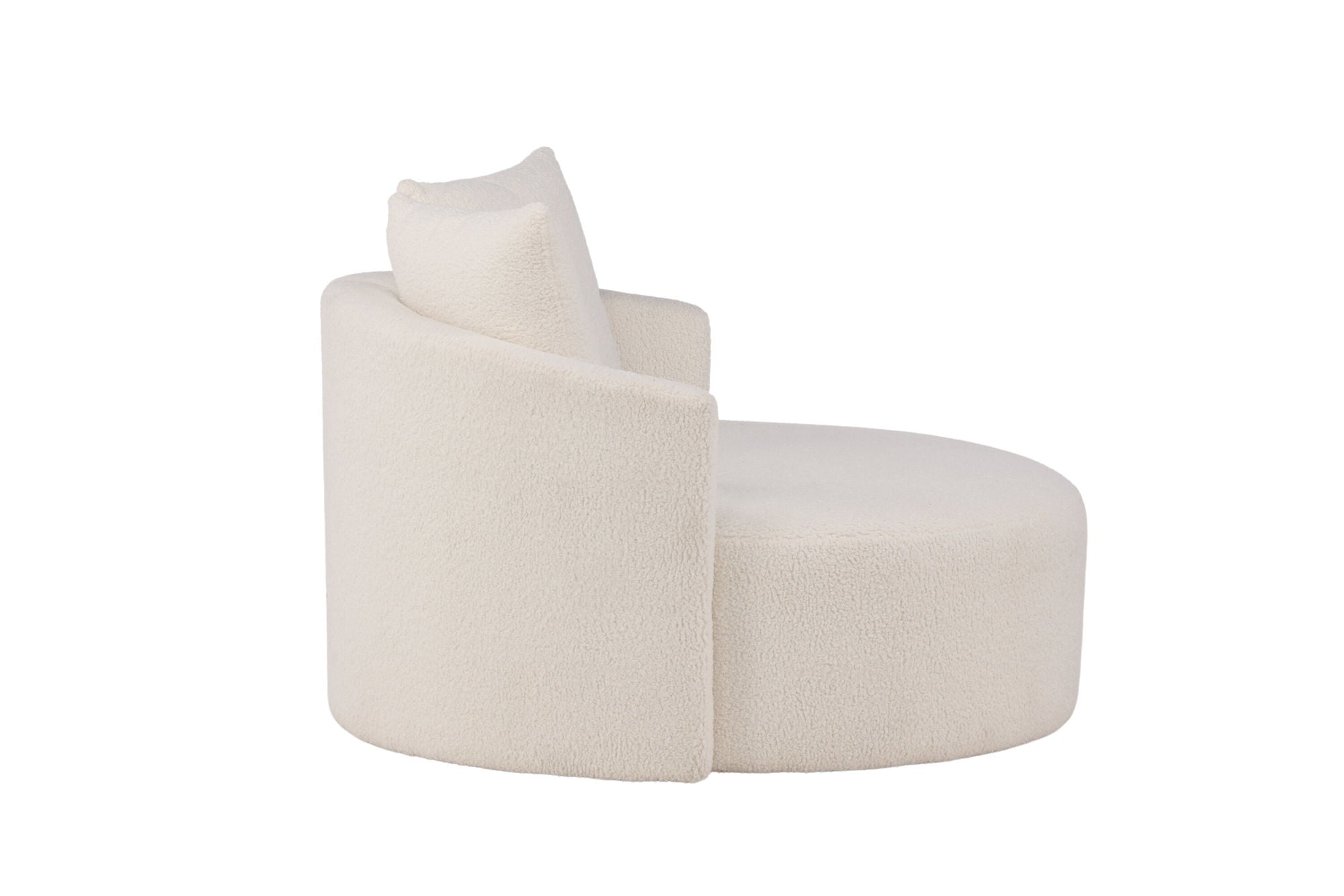 Venture Home Kelso Sofa - Wood / White Teddy