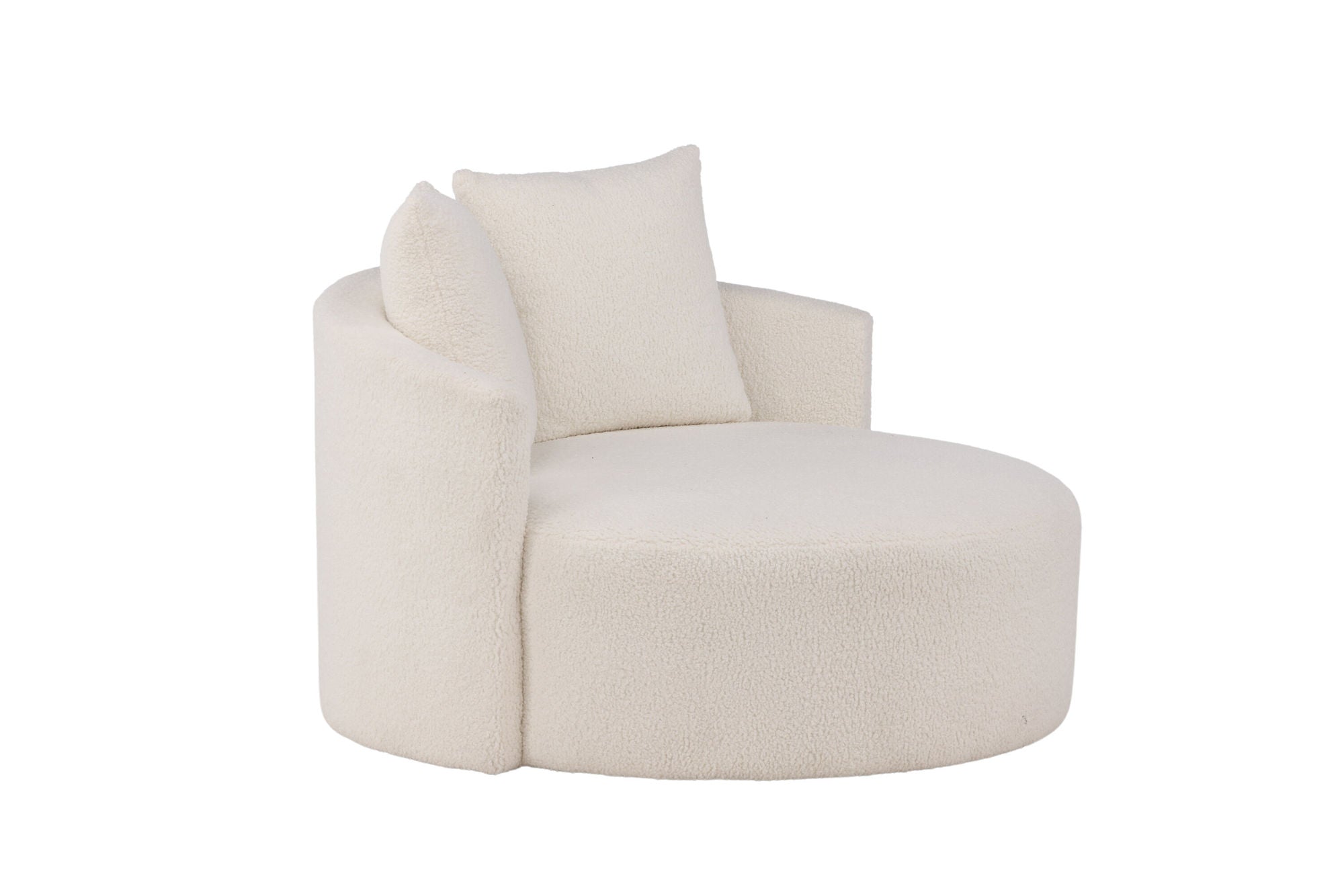 Venture Home Kelso Sofa - Wood / White Teddy