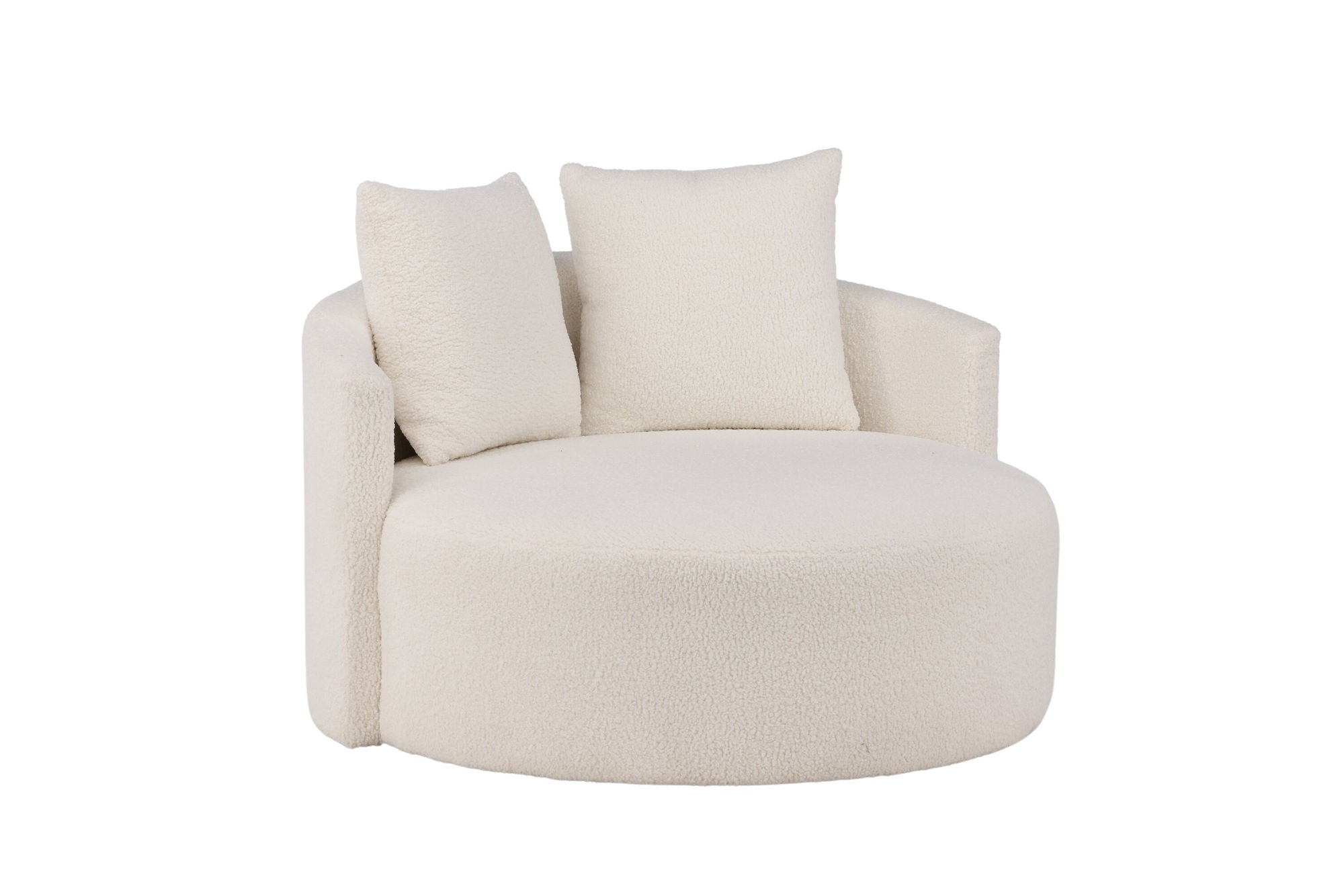 Venture Home Kelso Sofa - Wood / White Teddy