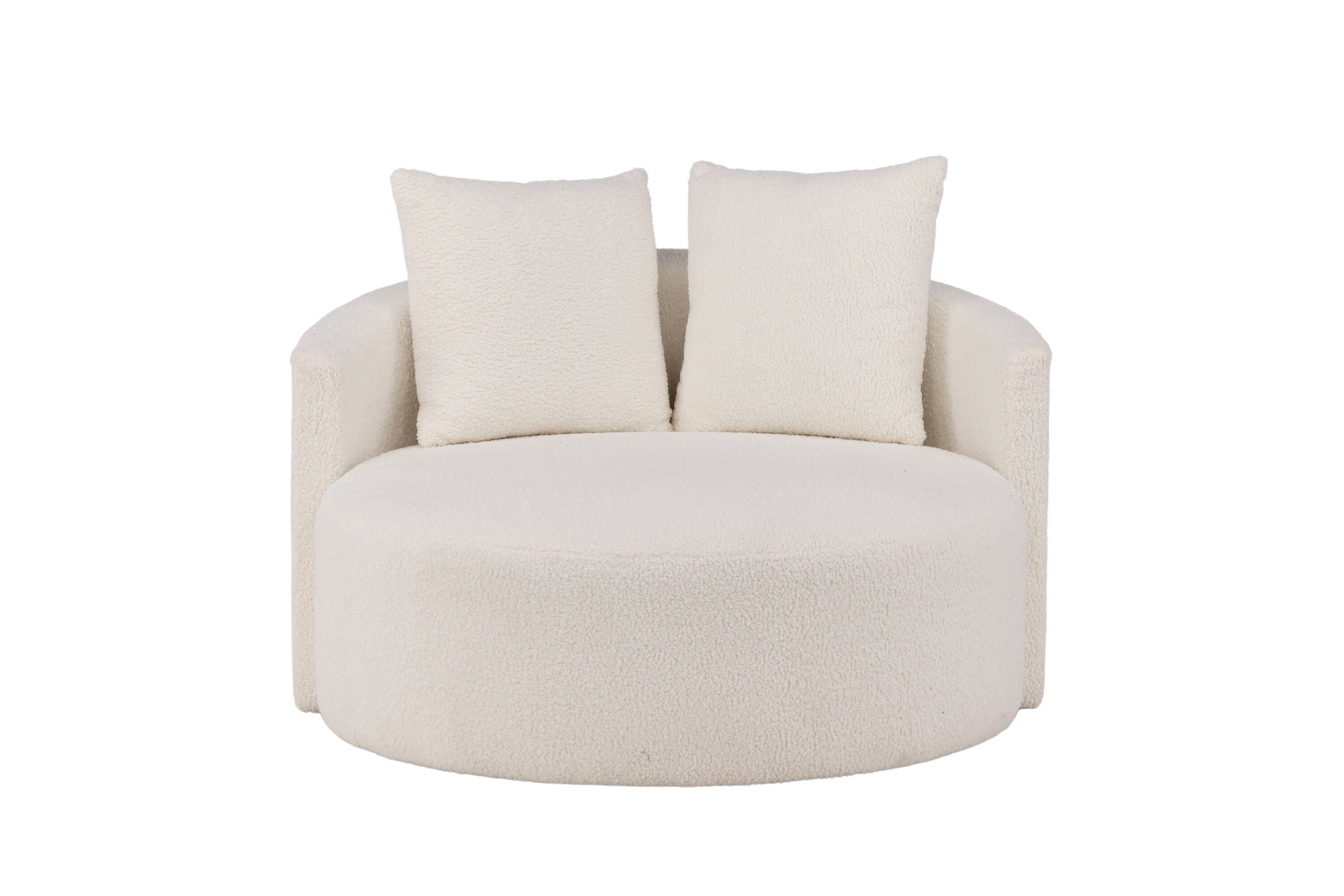 Venture Home Kelso Sofa - Wood / White Teddy