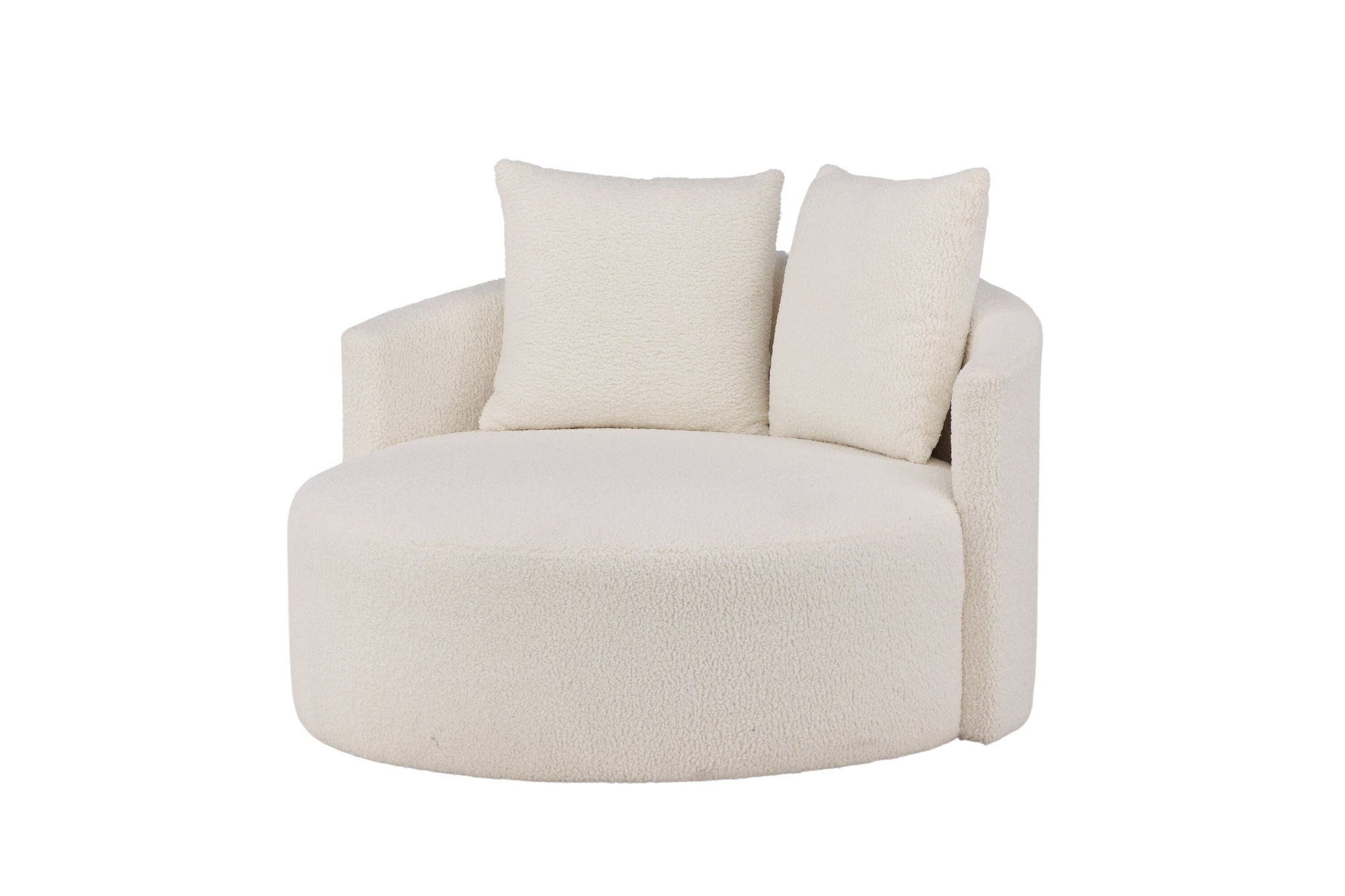Venture Home Kelso Sofa - Wood / White Teddy