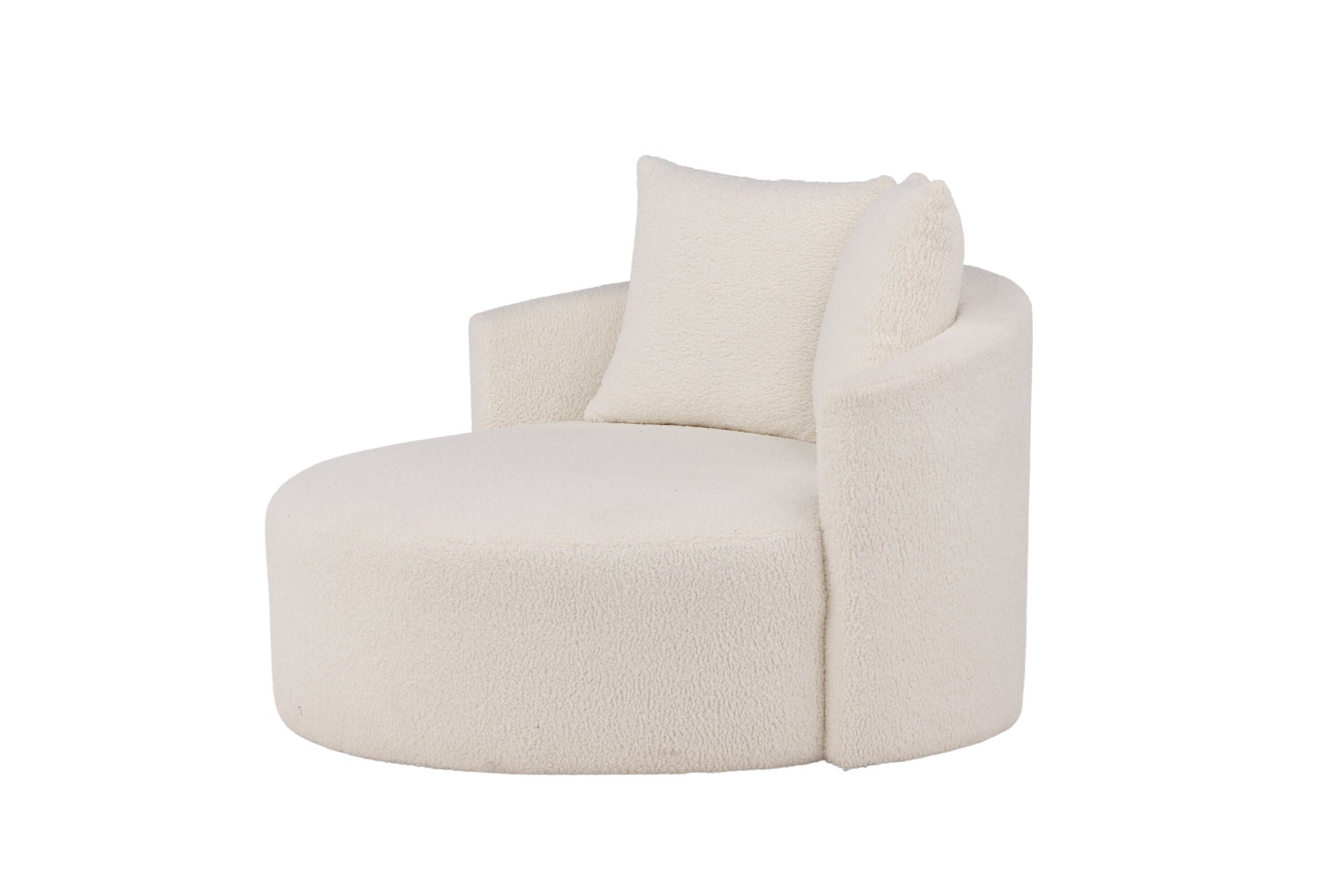Venture Home Kelso Sofa - Wood / White Teddy