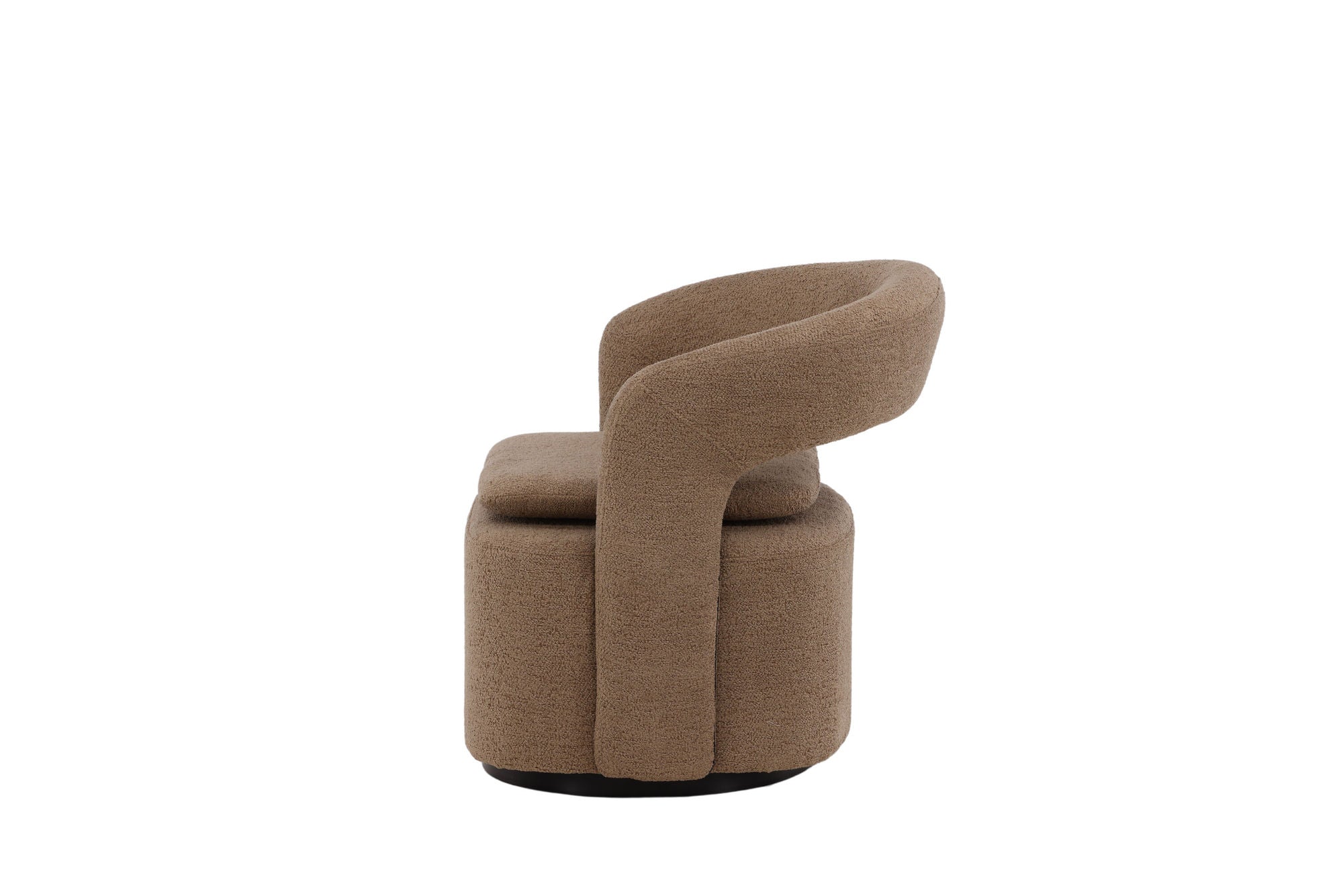 Venture Home Laurel Single Sofa - Black / Brown Boucle