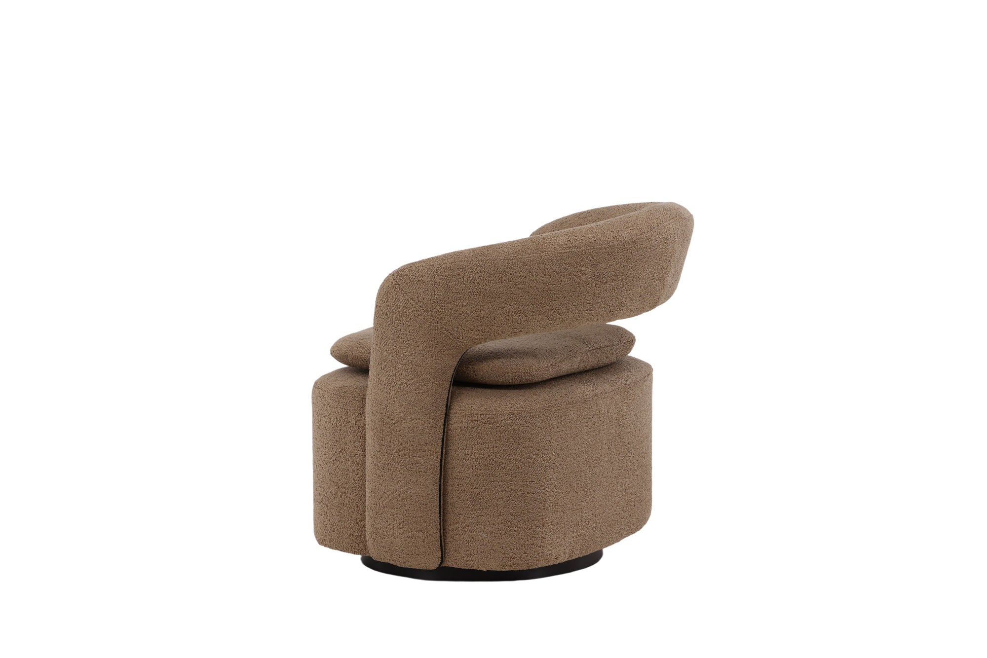 Venture Home Laurel Single Sofa - Black / Brown Boucle