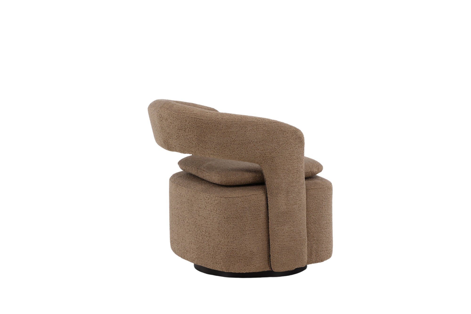 Venture Home Laurel Single Sofa - Black / Brown Boucle