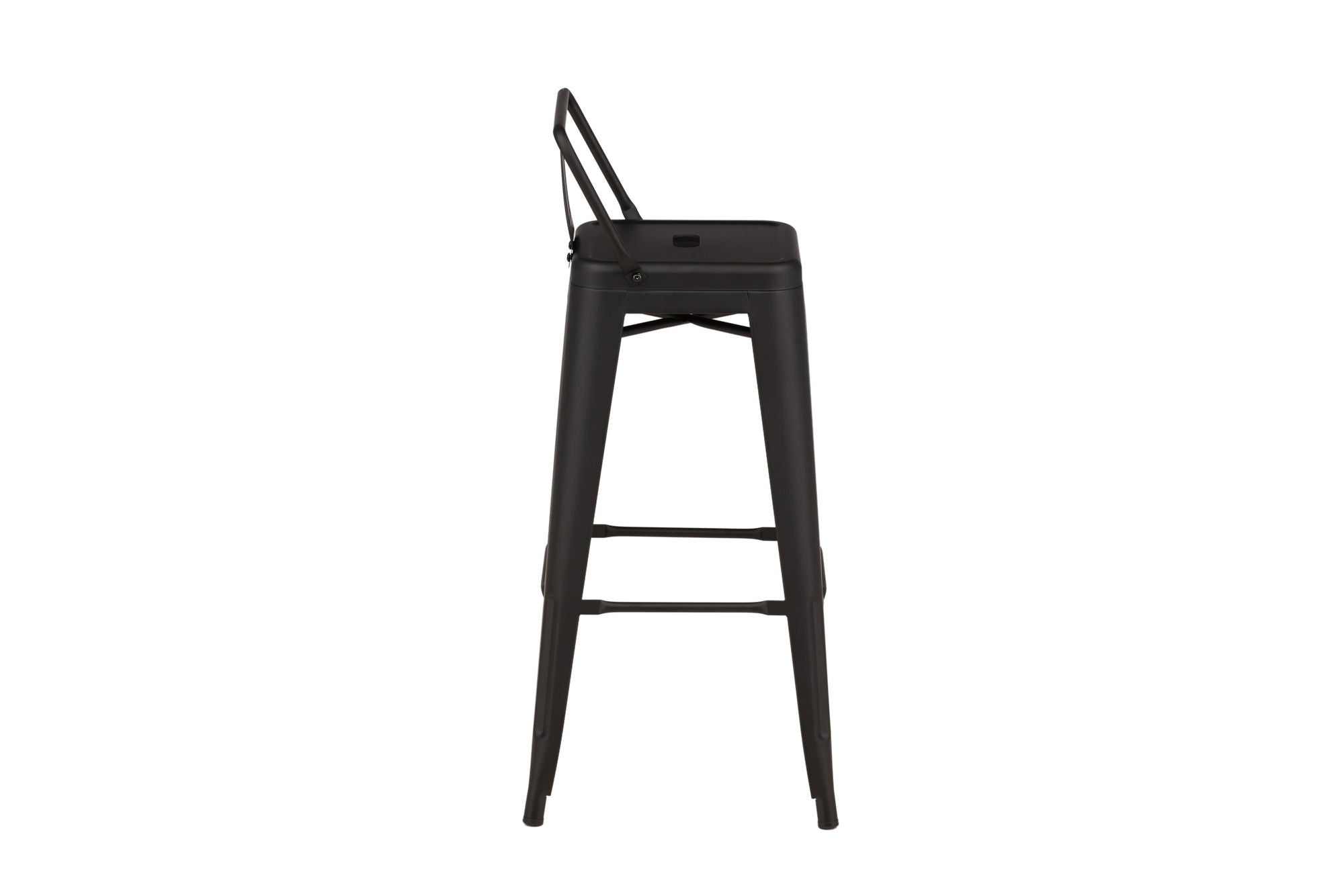 Venture Home Tempe Bar stol 4-pack - Matte black / Metal