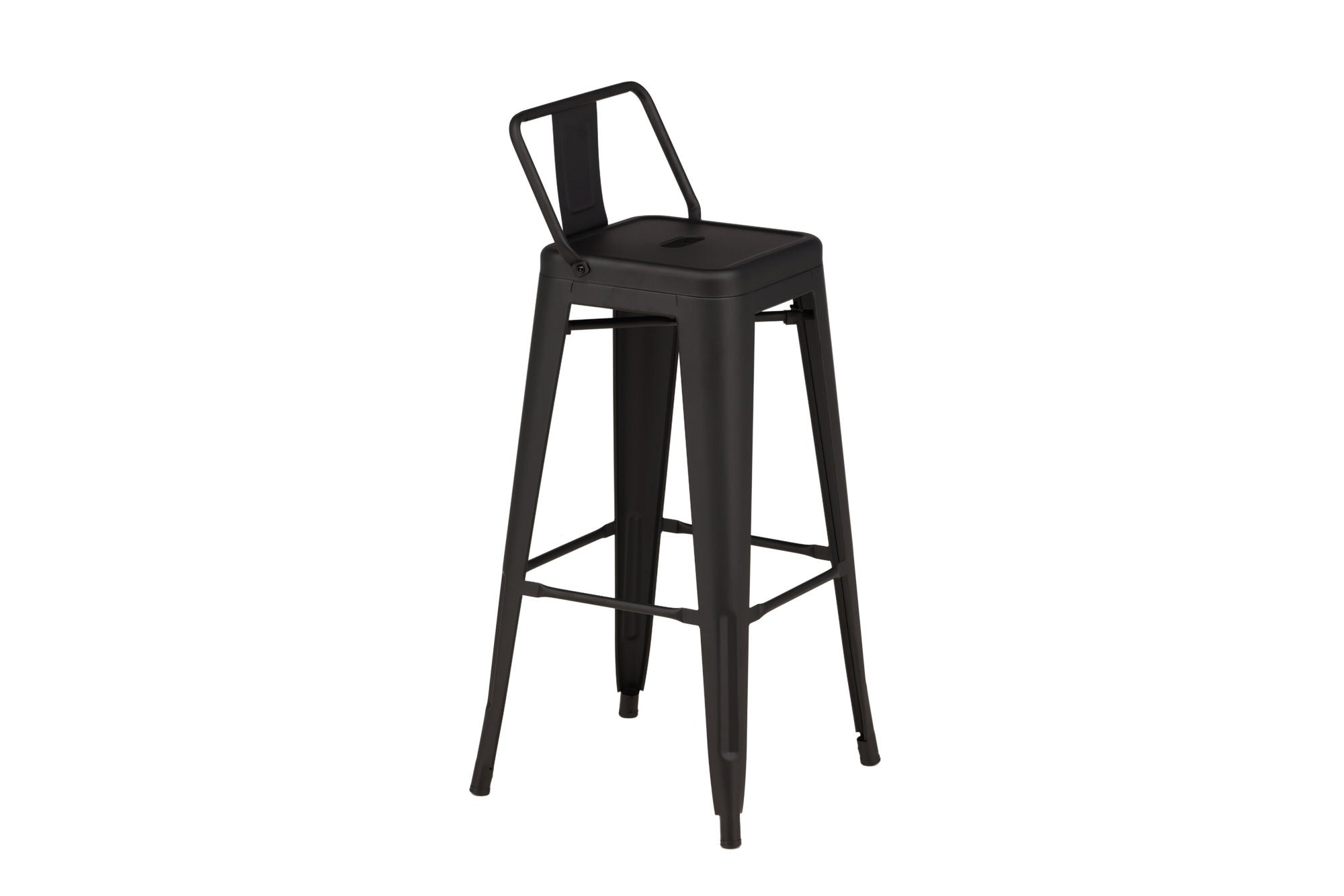 Venture Home Tempe Bar stol 4-pack - Matte black / Metal