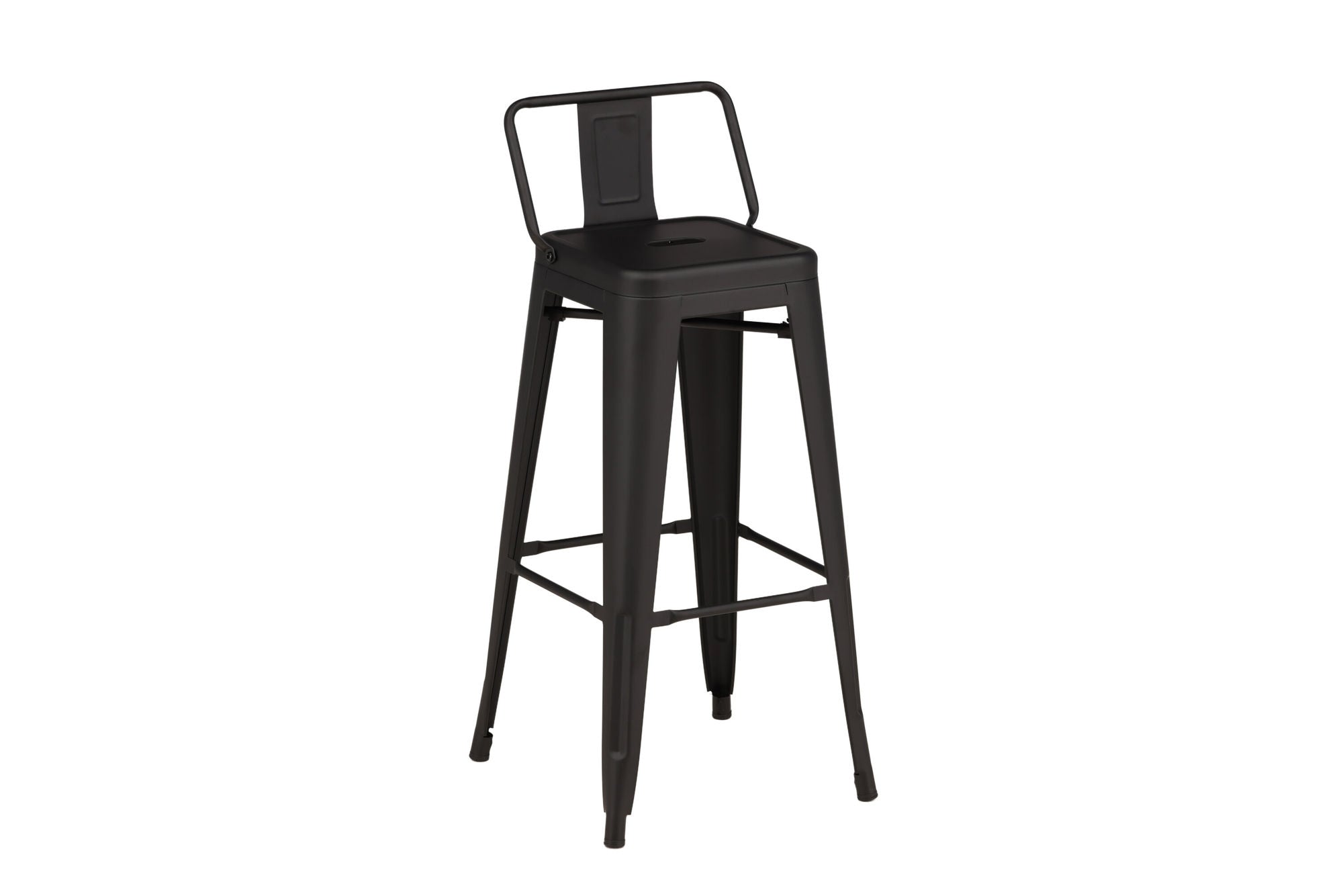 Venture Home Tempe Bar stol 4-pack - Matte black / Metal