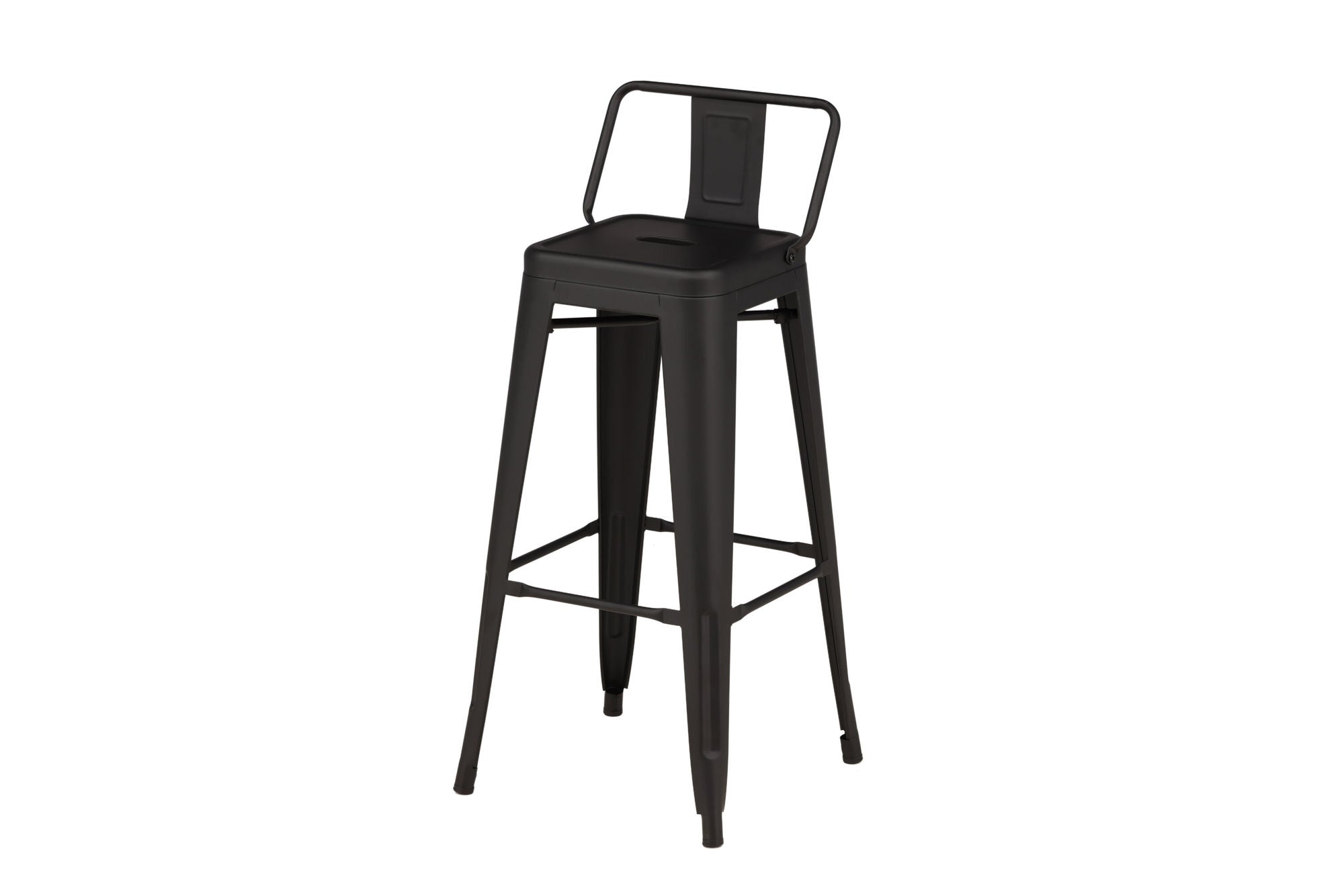 Venture Home Tempe Bar stol 4-pack - Matte black / Metal