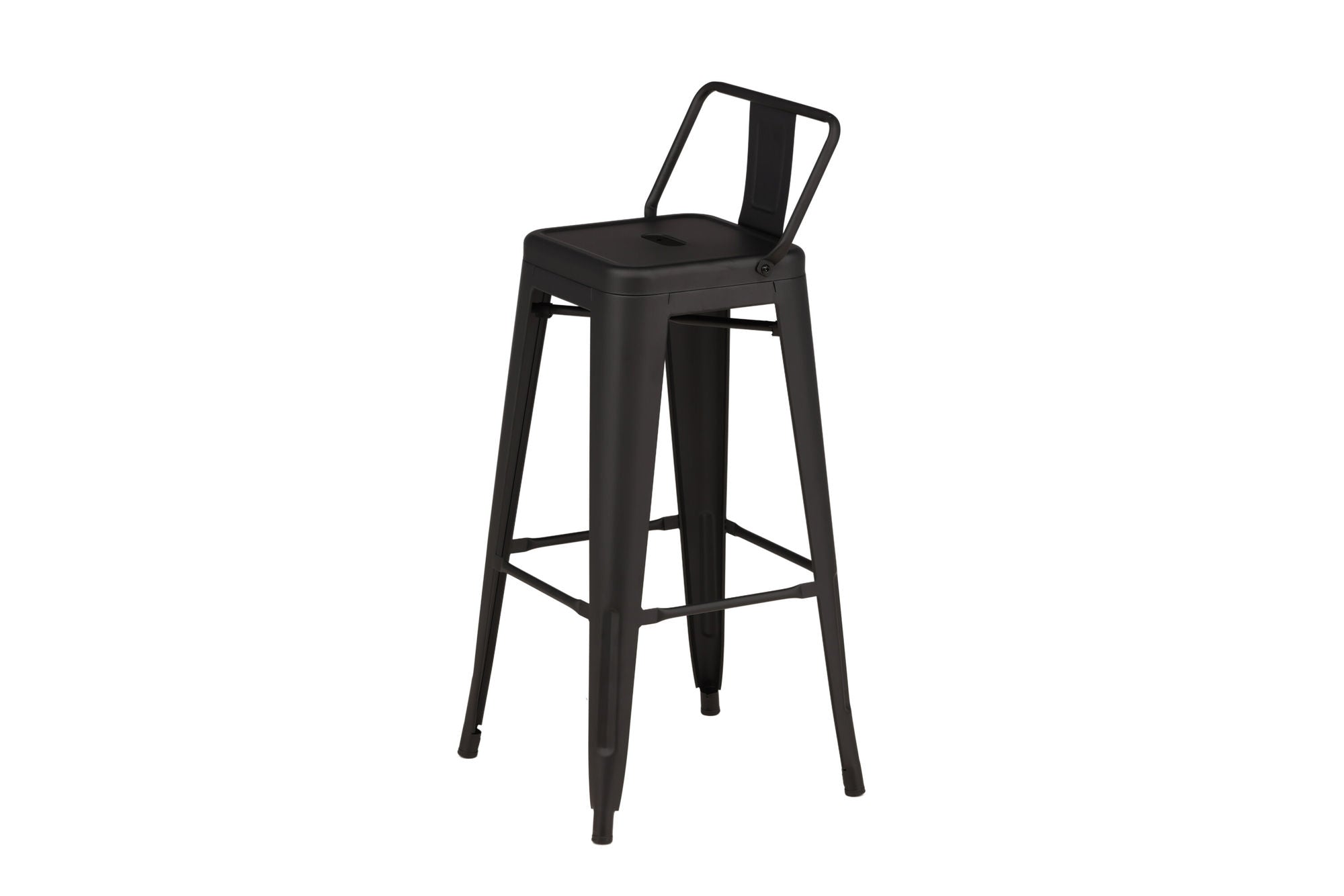 Venture Home Tempe Bar stol 4-pack - Matte black / Metal