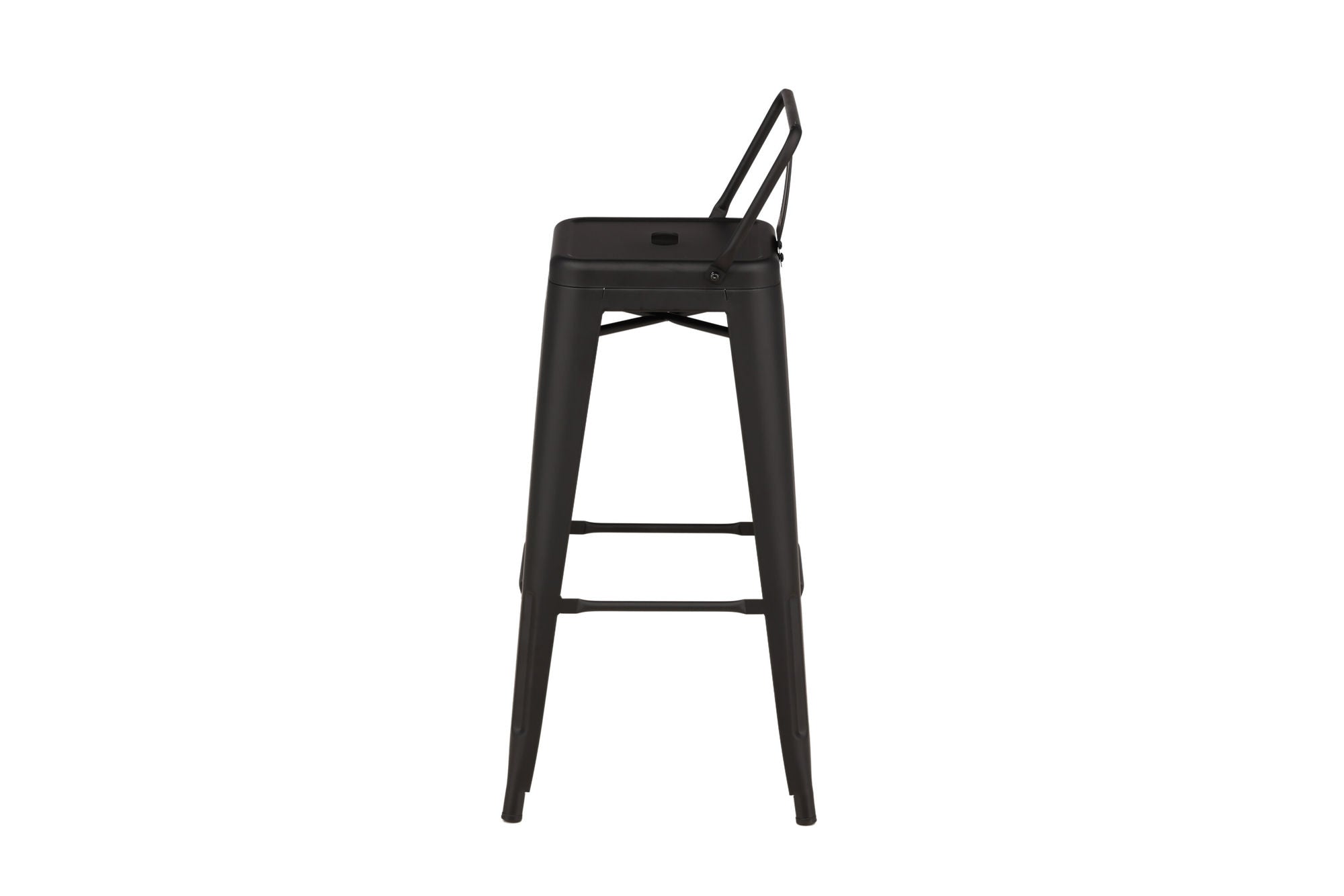 Venture Home Tempe Bar stol 4-pack - Matte black / Metal