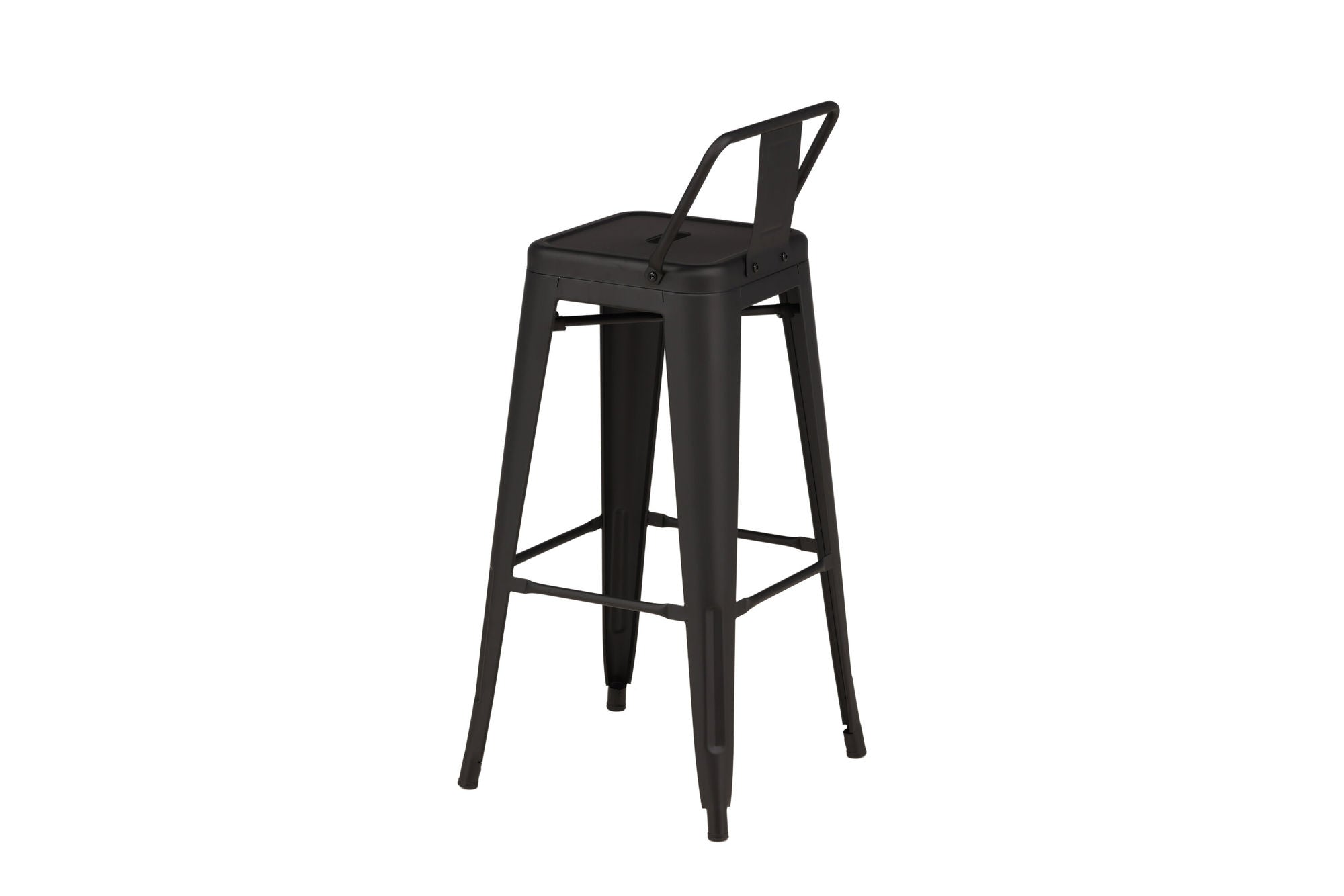 Venture Home Tempe Bar stol 4-pack - Matte black / Metal
