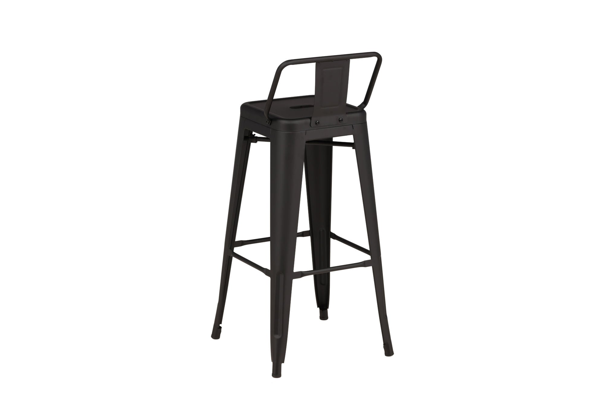 Venture Home Tempe Bar stol 4-pack - Matte black / Metal