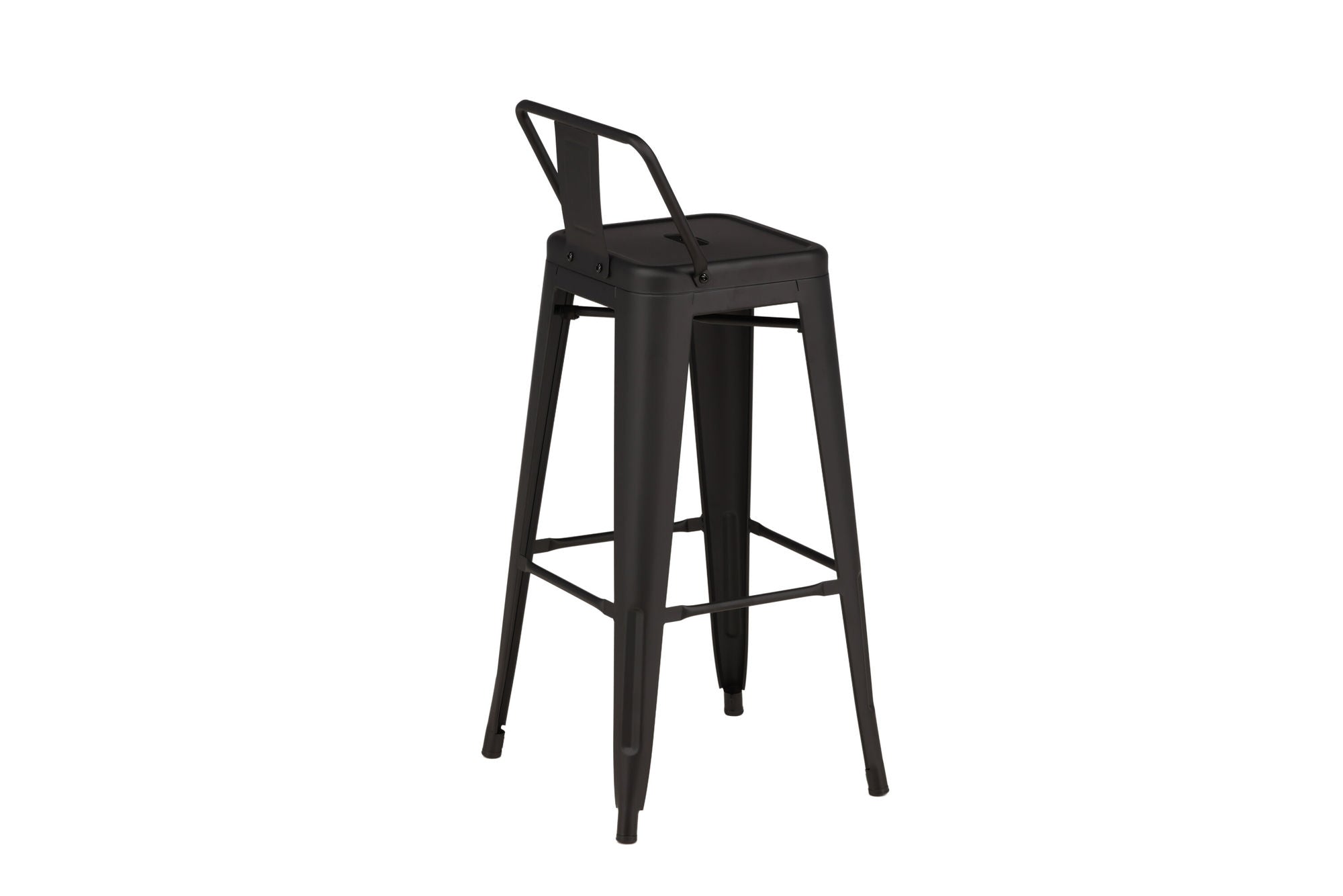 Venture Home Tempe Bar stol 4-pack - Matte black / Metal