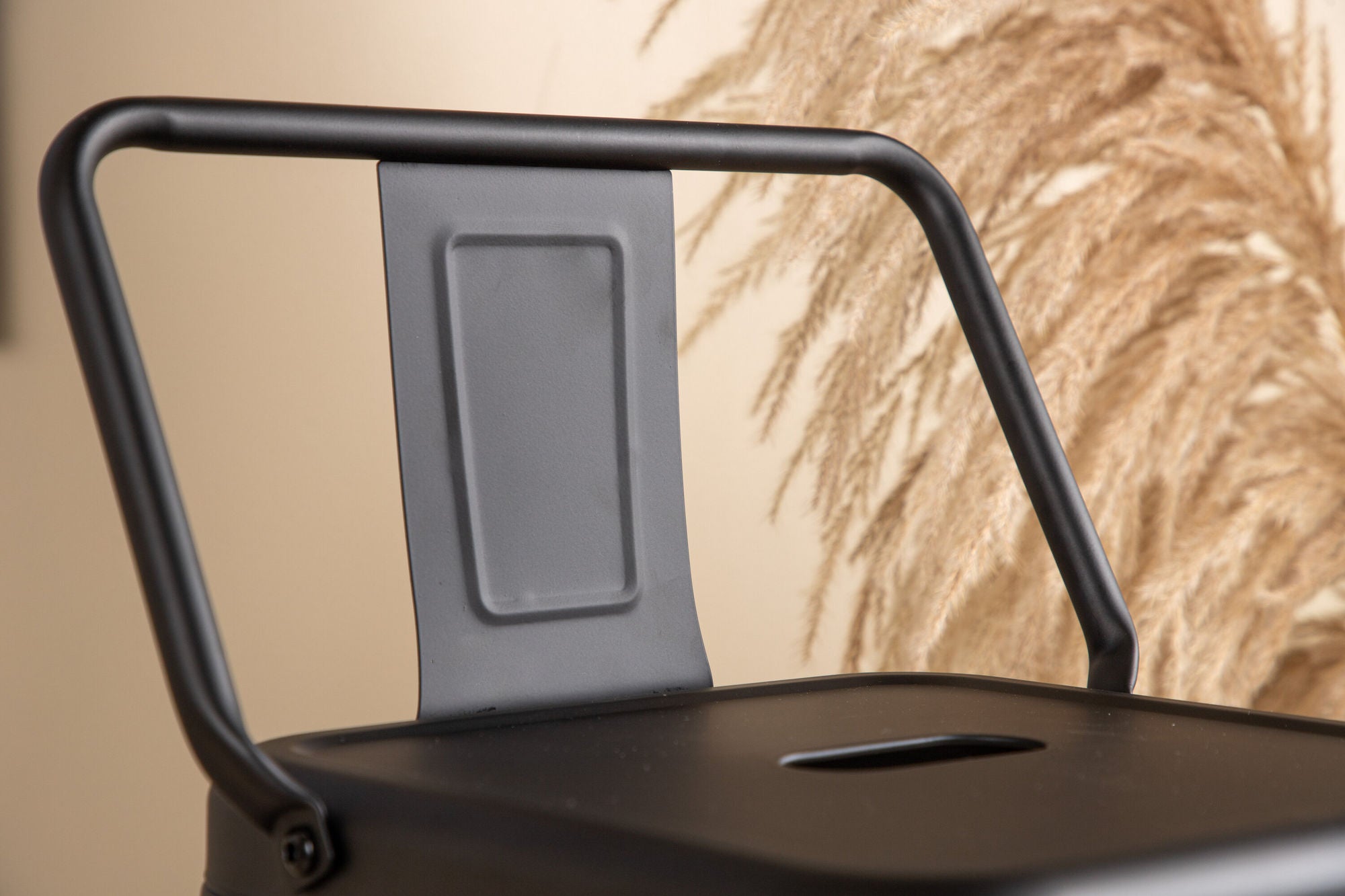 Venture Home Tempe Bar stol 4-pack - Matte black / Metal