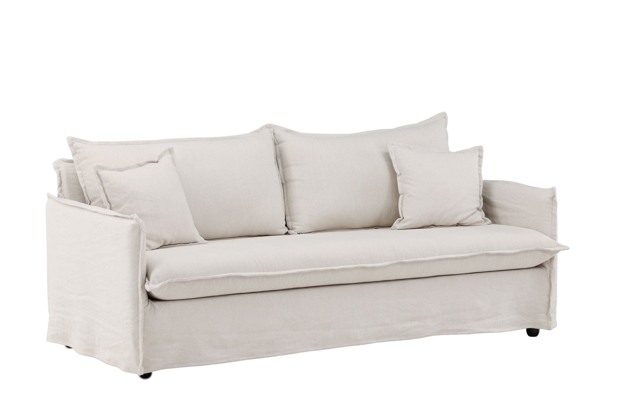 Venture Home Nova Sofa - Wood / Beige Linen