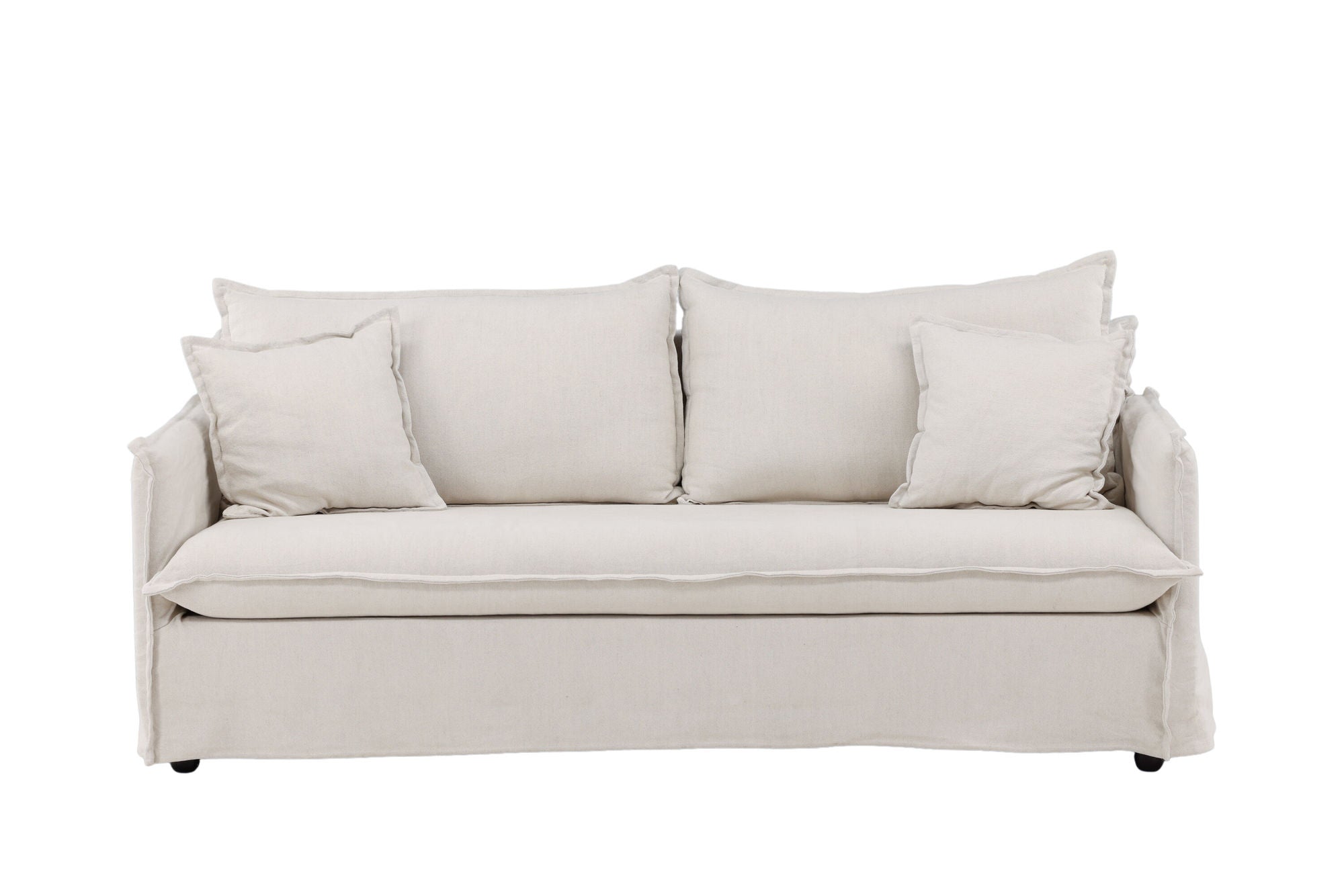 Venture Home Nova Sofa - Wood / Beige Linen