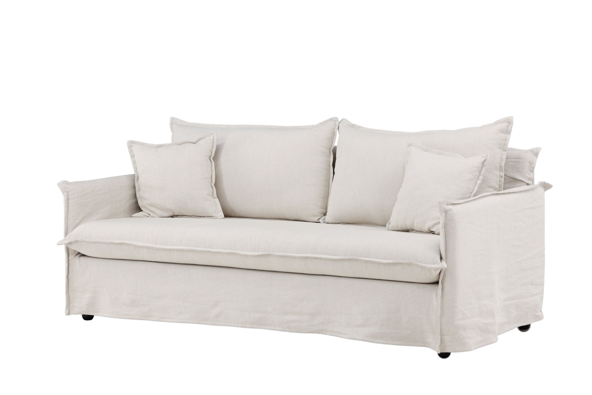 Venture Home Nova Sofa - Wood / Beige Linen