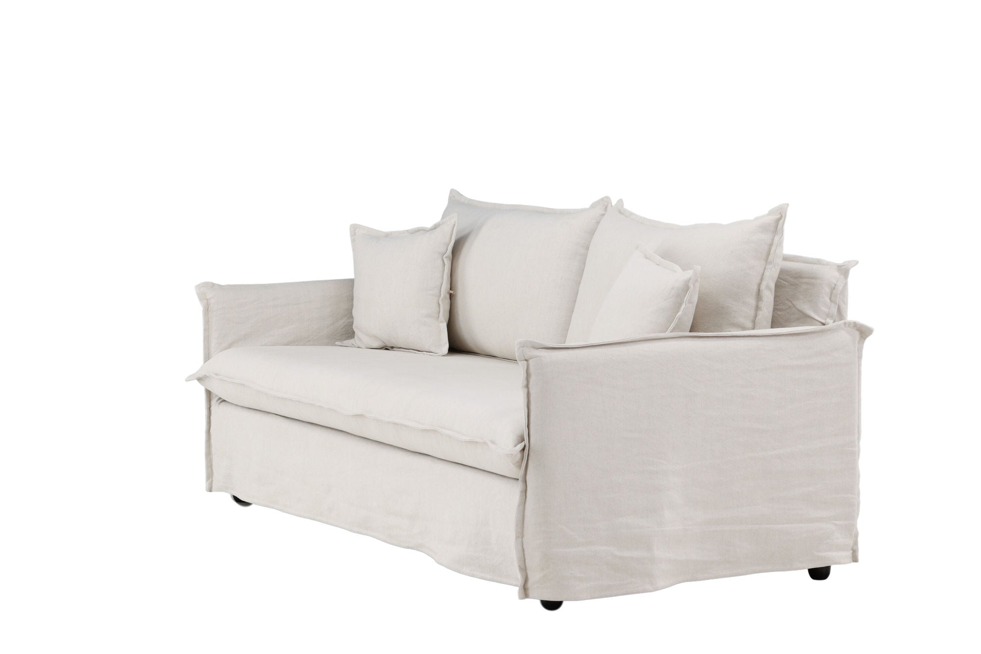 Venture Home Nova Sofa - Wood / Beige Linen